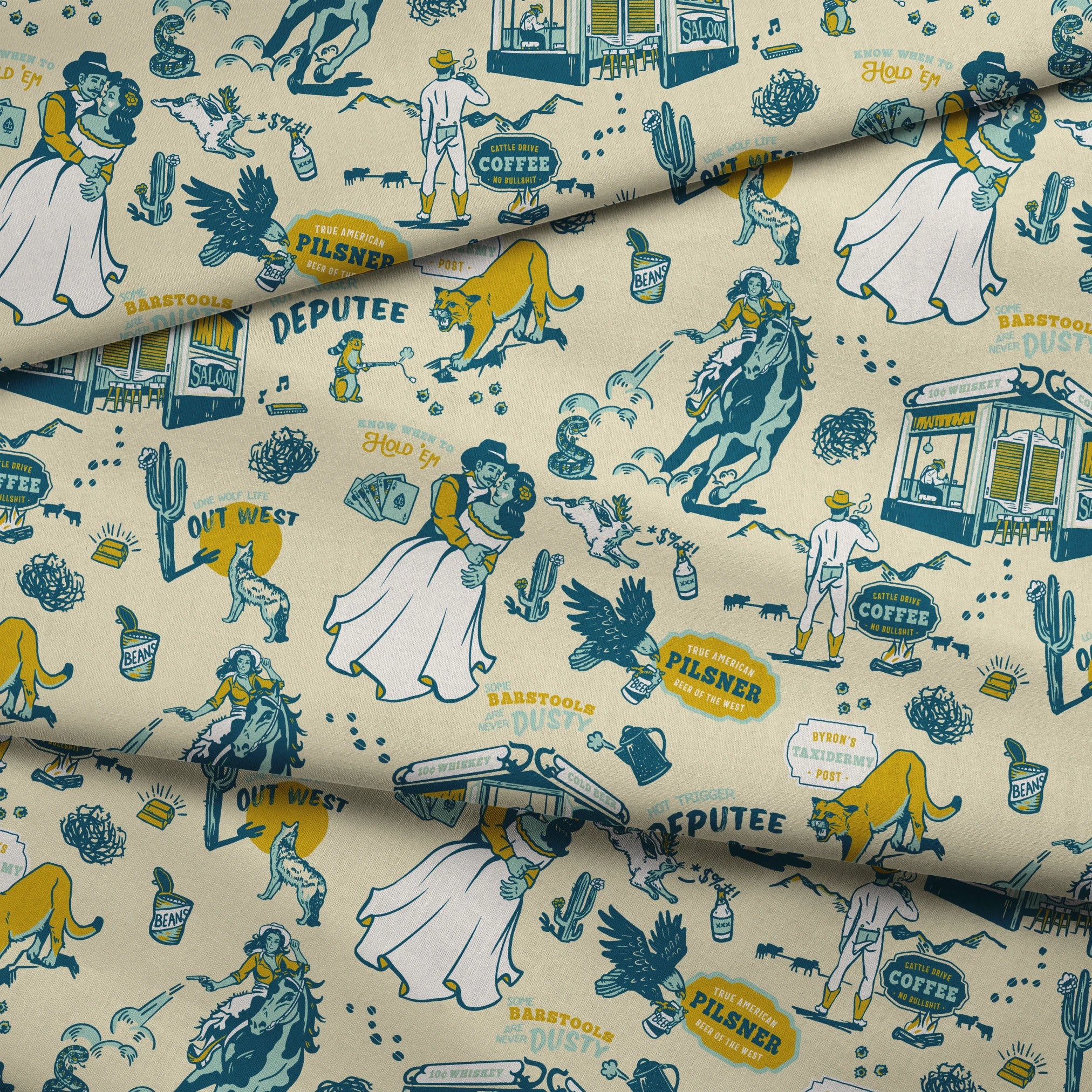  fabric fold mockup