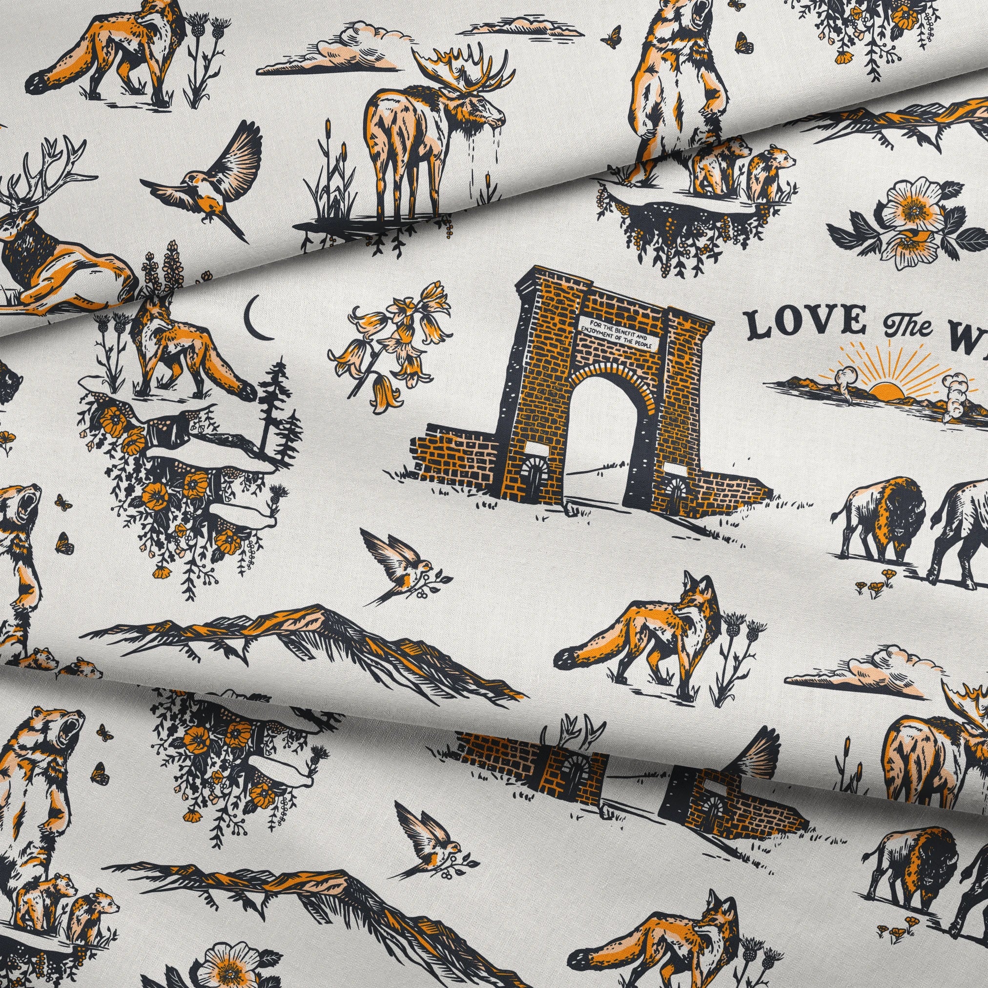  fabric fold mockup