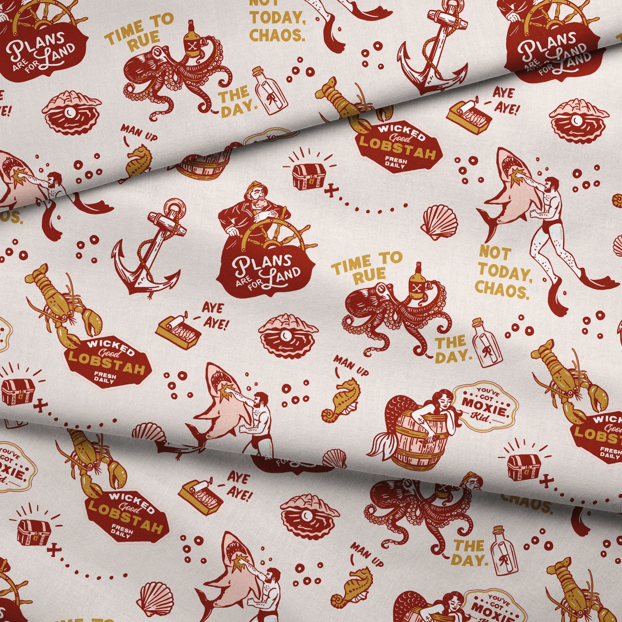  fabric fold mockup