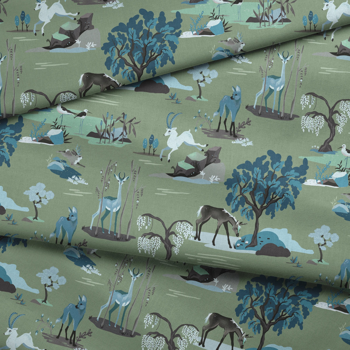  fabric fold mockup