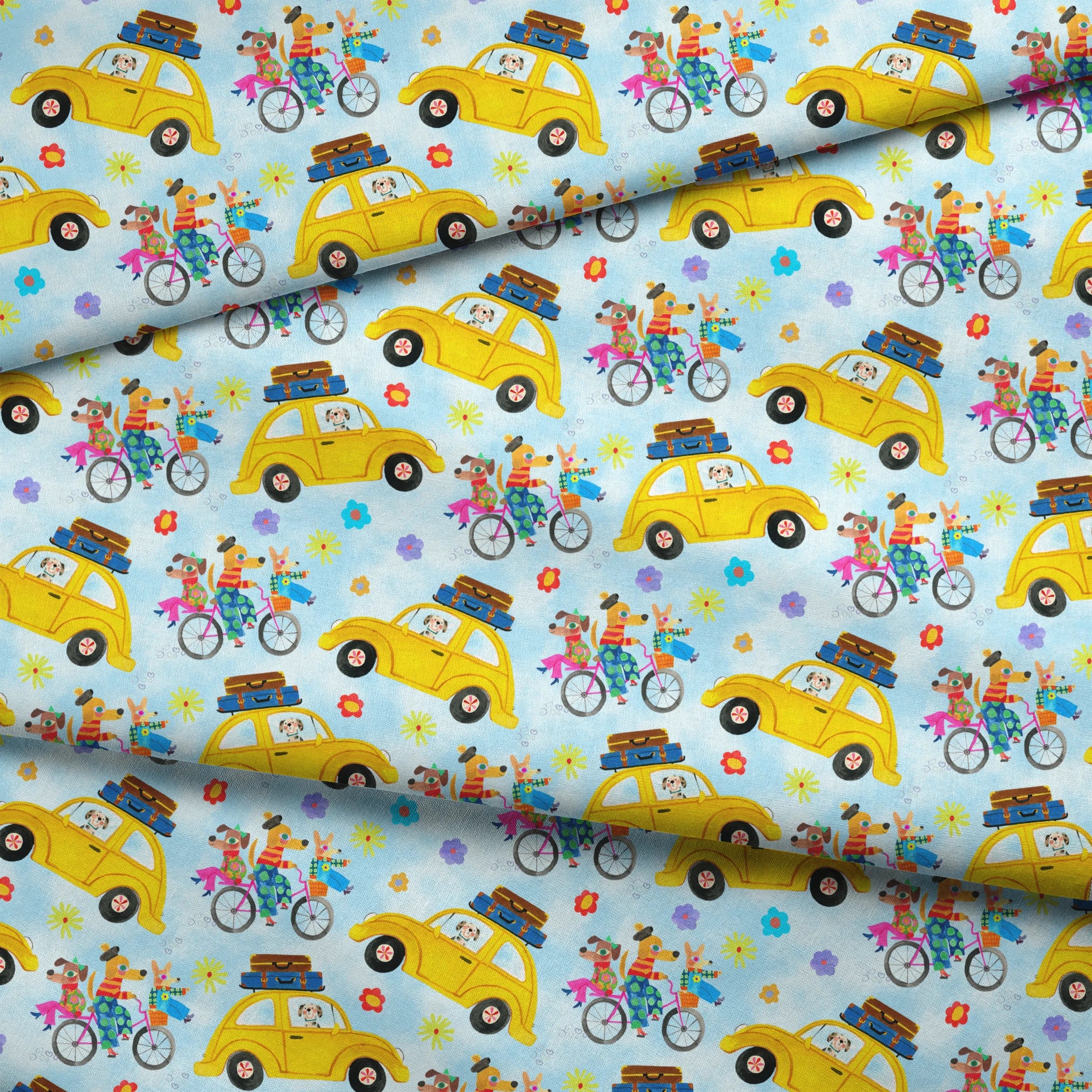  fabric fold mockup
