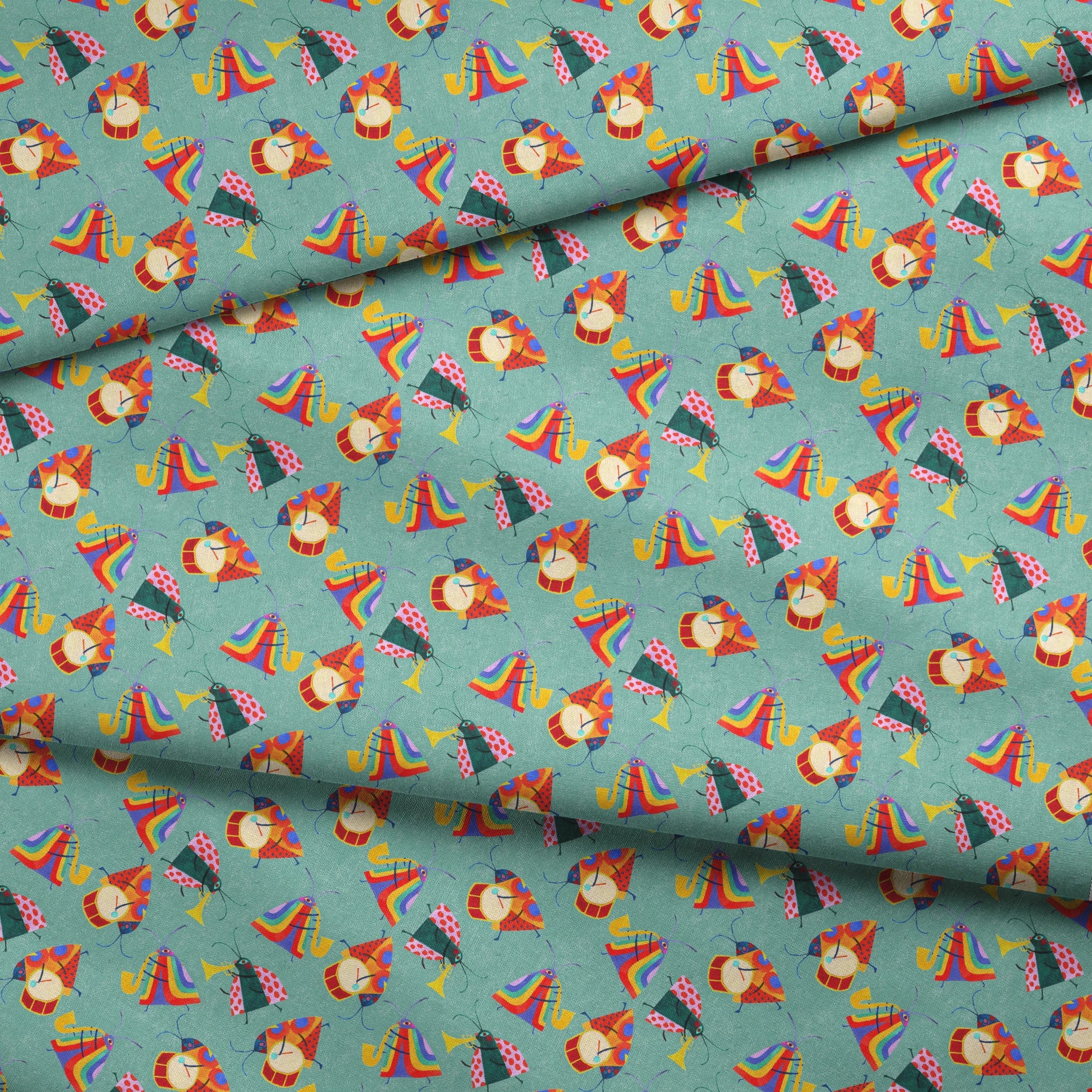  fabric fold mockup
