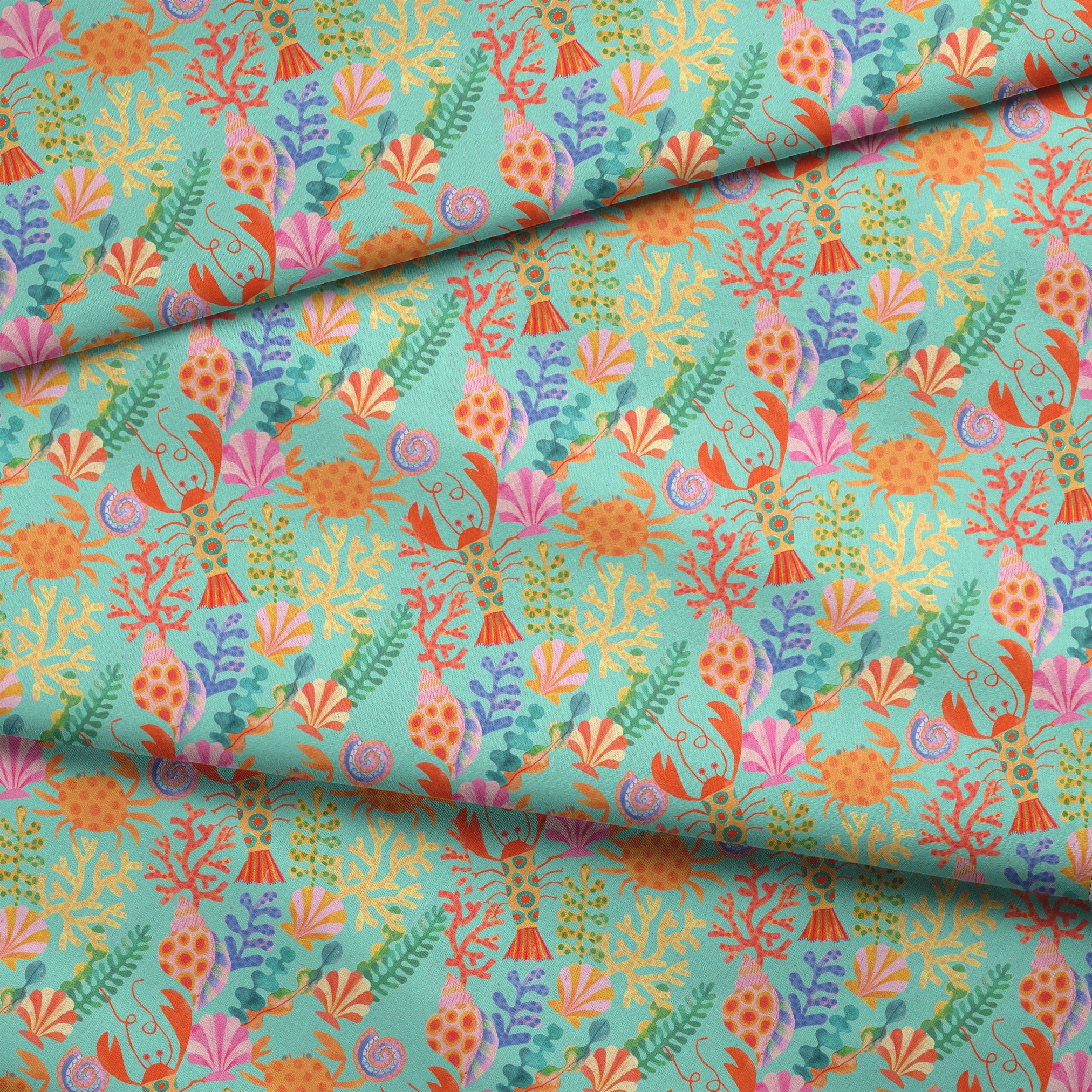 fabric fold mockup