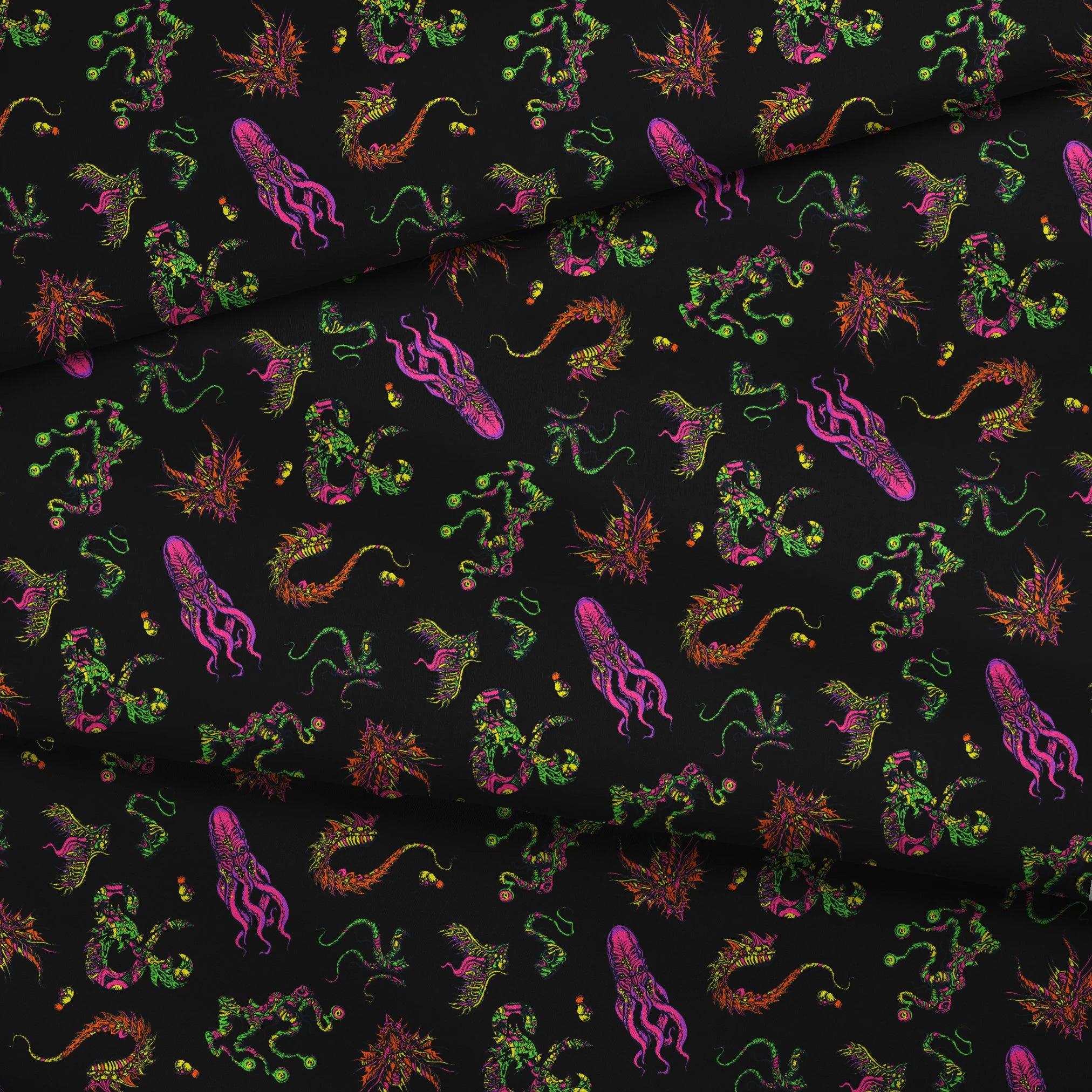  fabric fold mockup