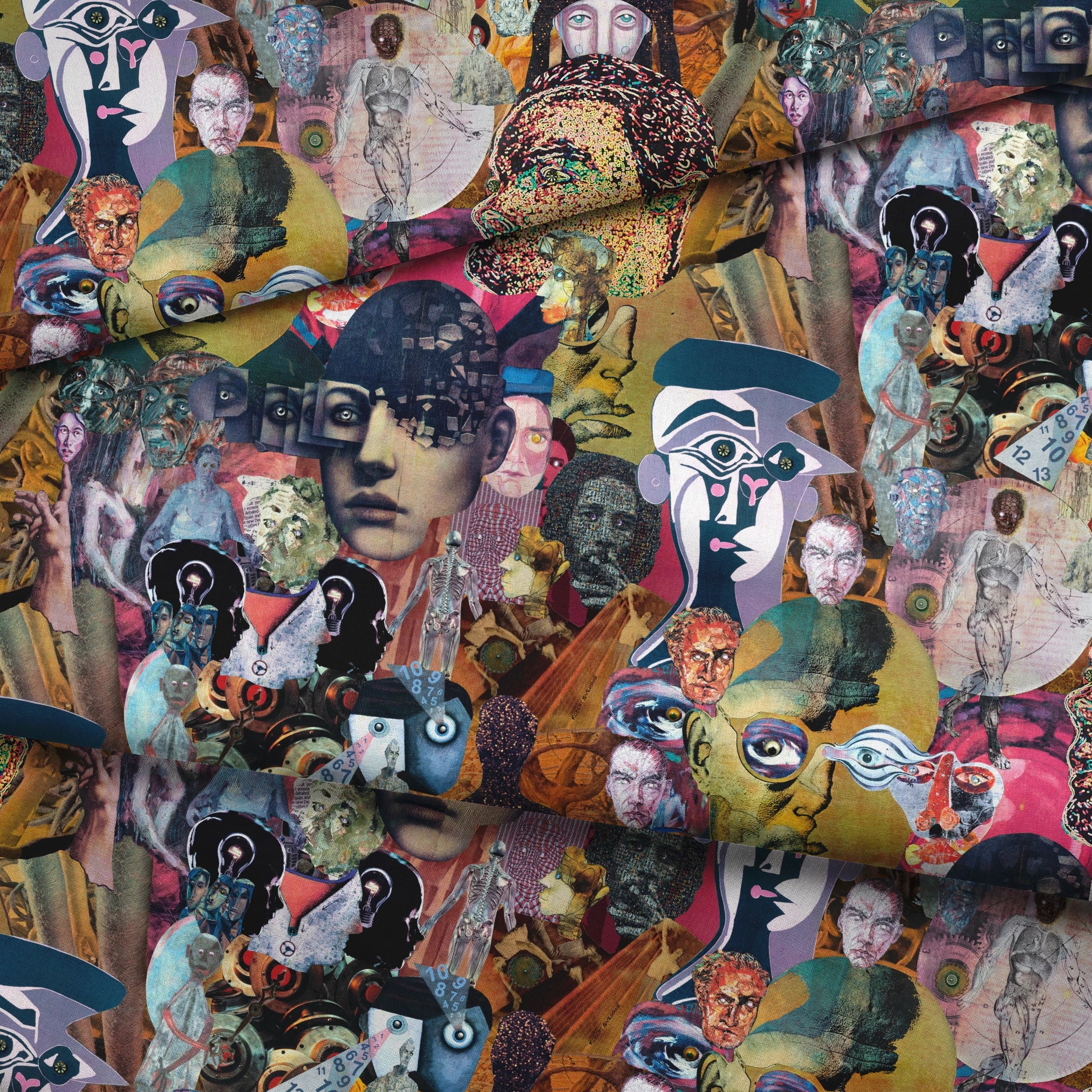  fabric fold mockup