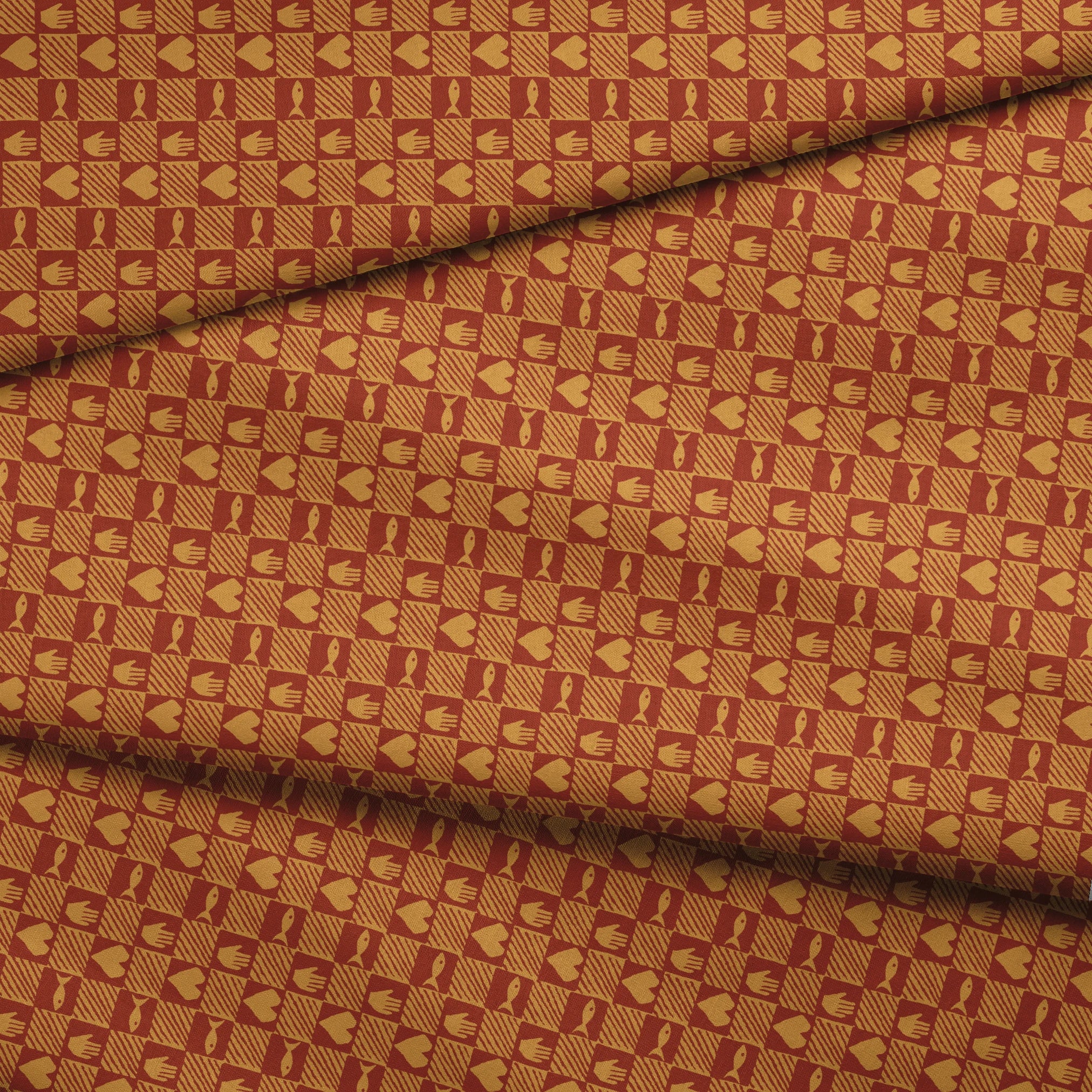  fabric fold mockup