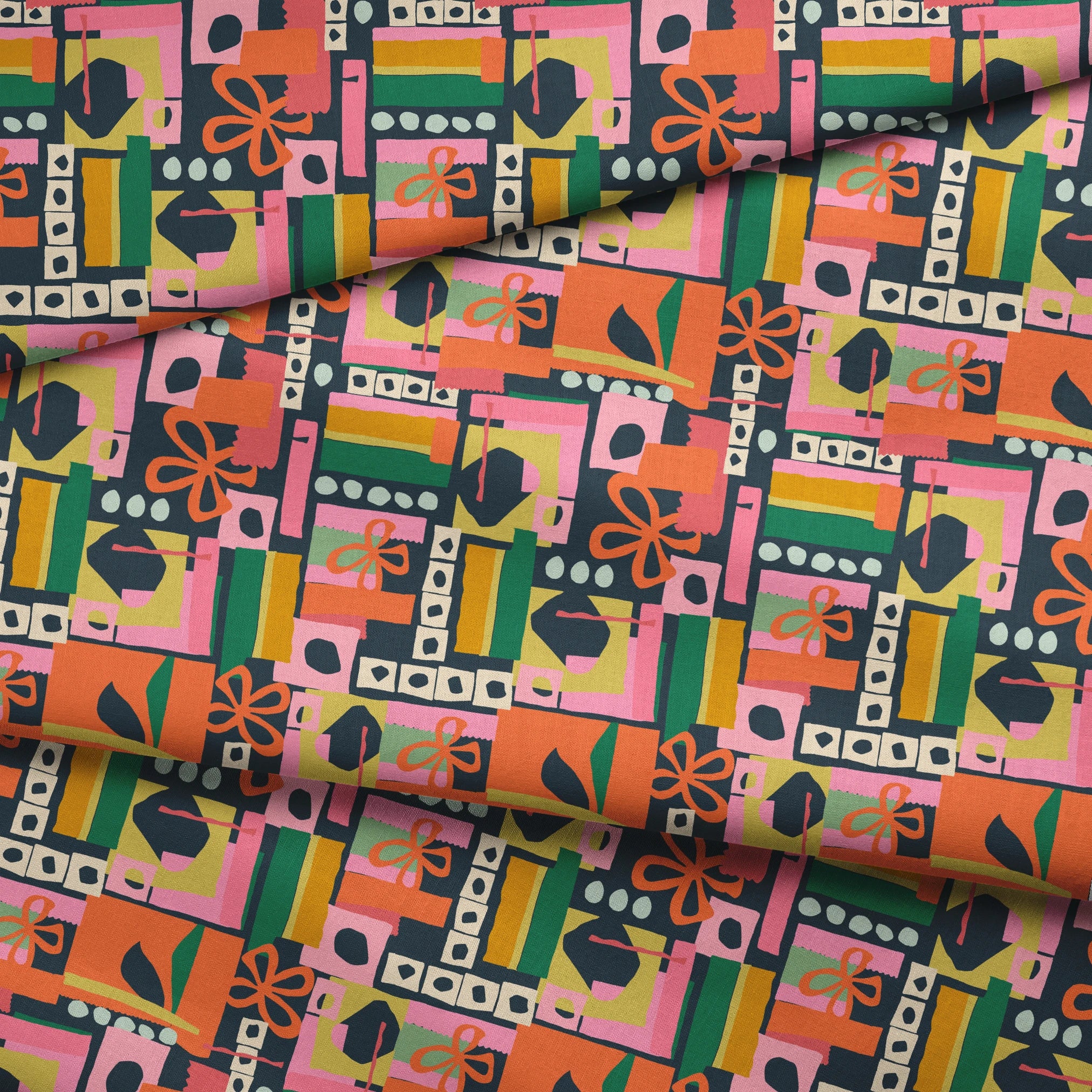  fabric fold mockup