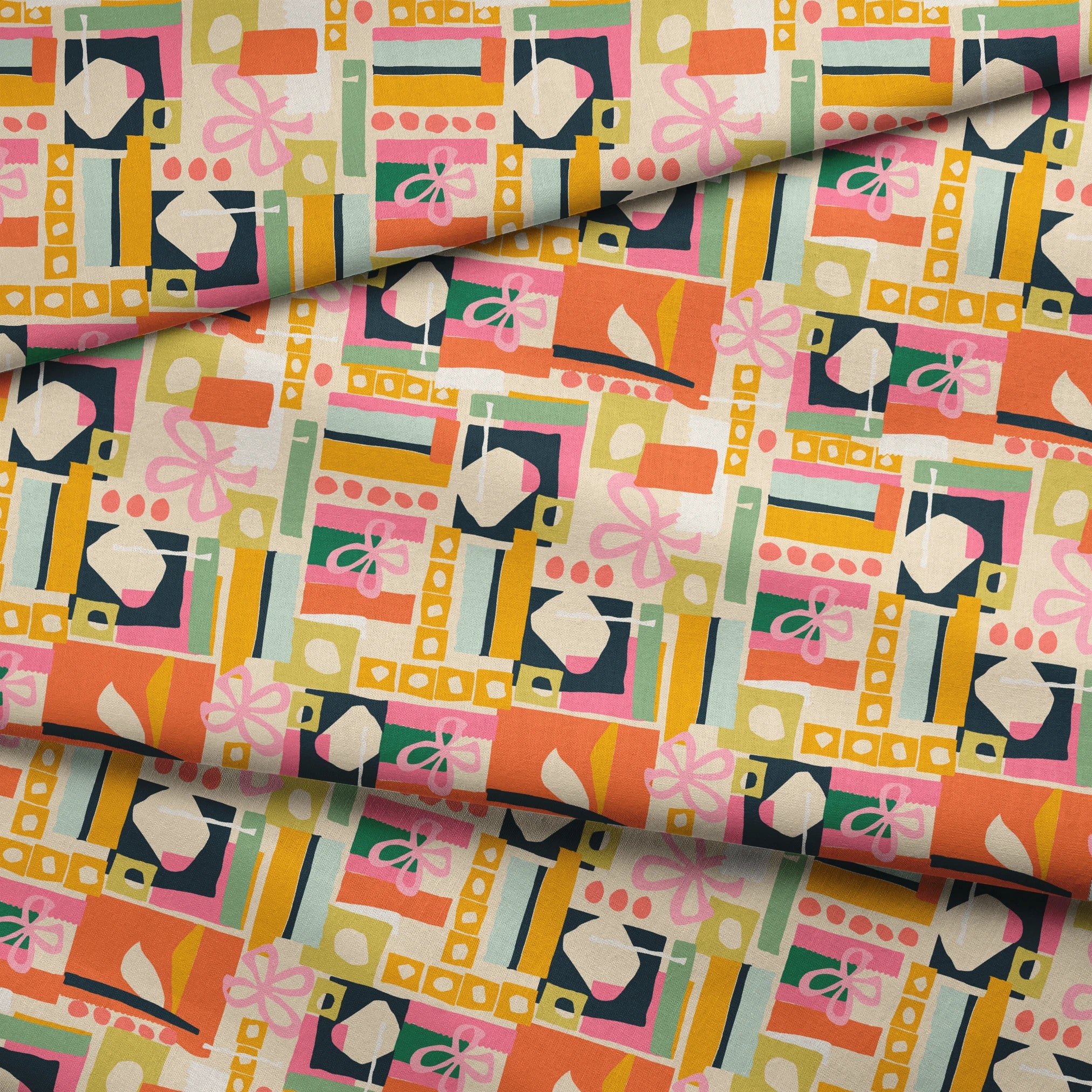  fabric fold mockup