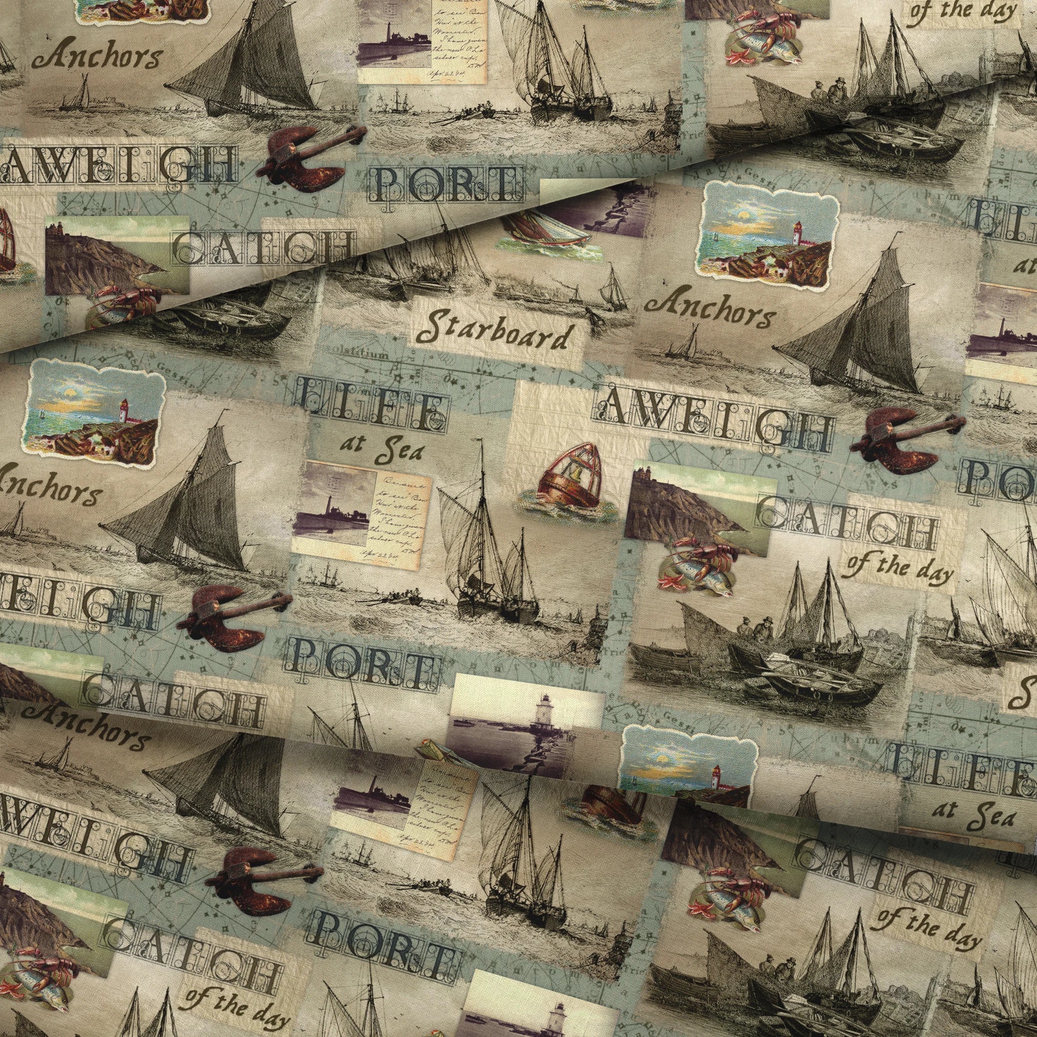  fabric fold mockup