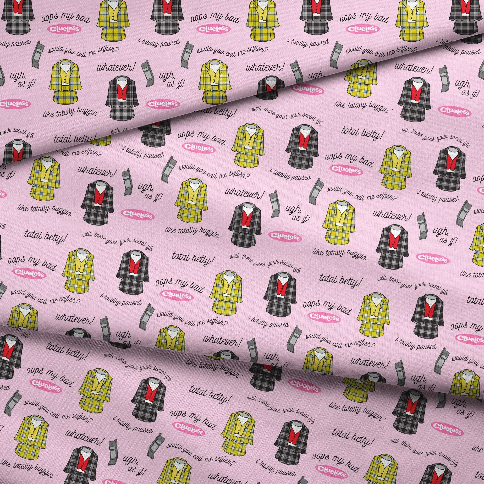  fabric fold mockup