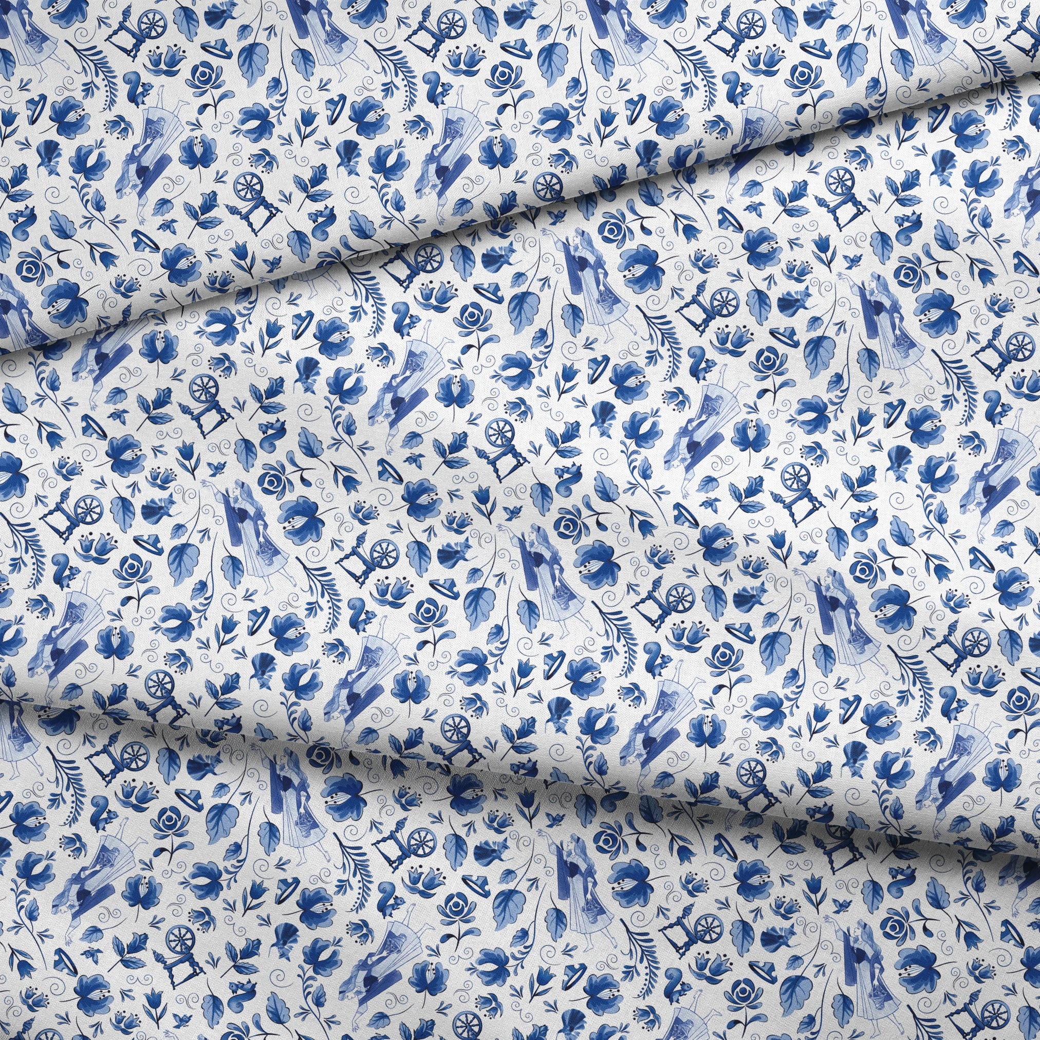  fabric fold mockup