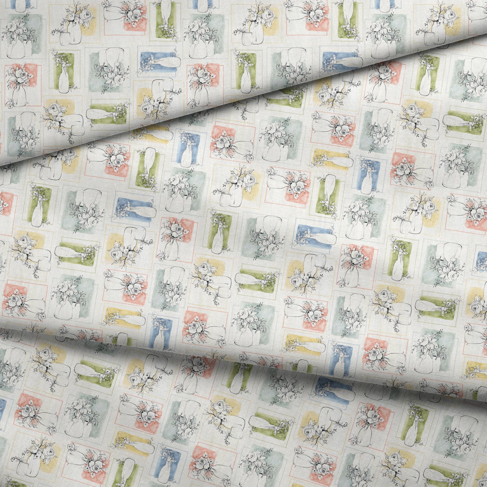  fabric fold mockup