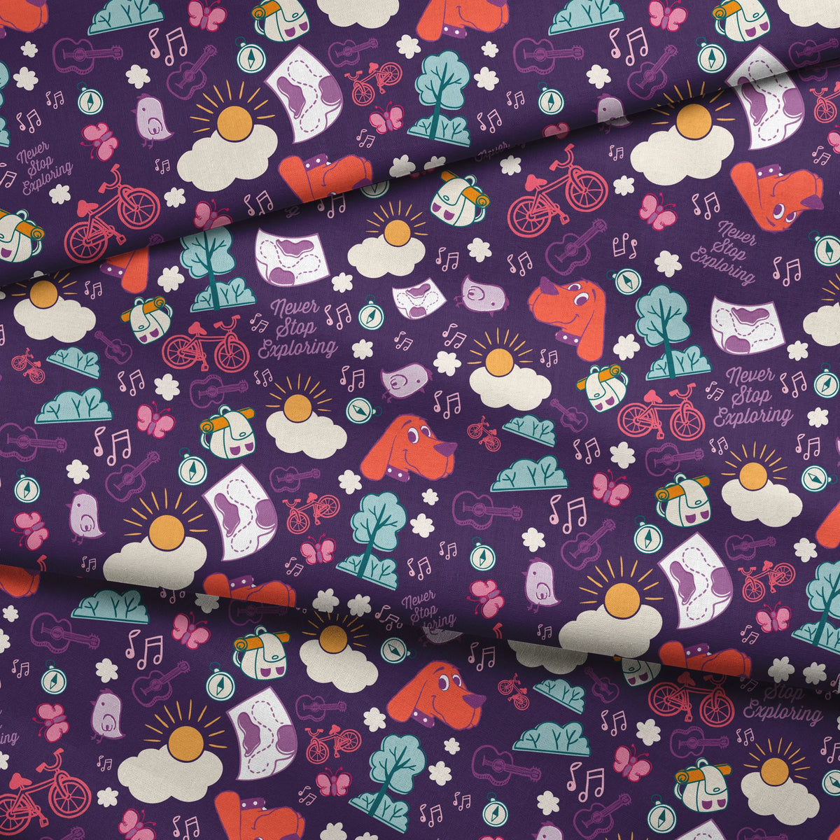 fabric fold mockup