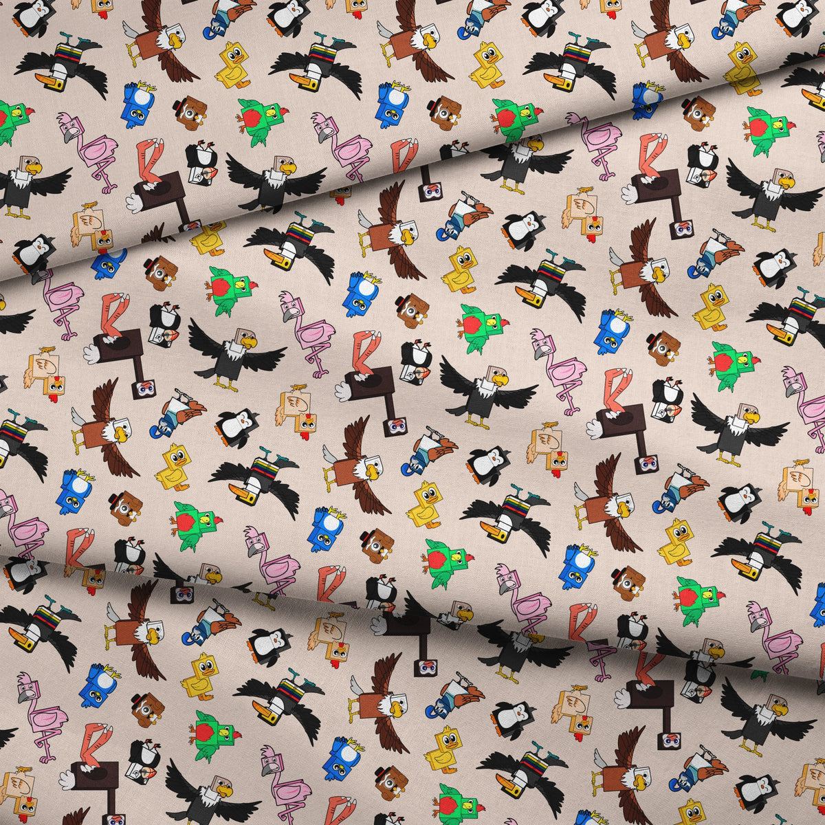  fabric fold mockup