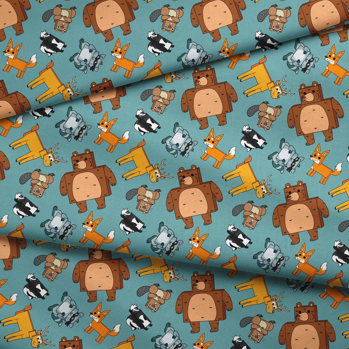  fabric fold mockup