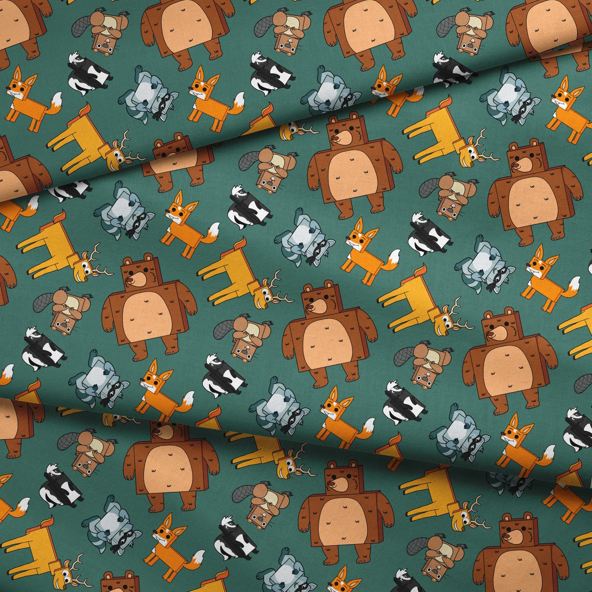  fabric fold mockup