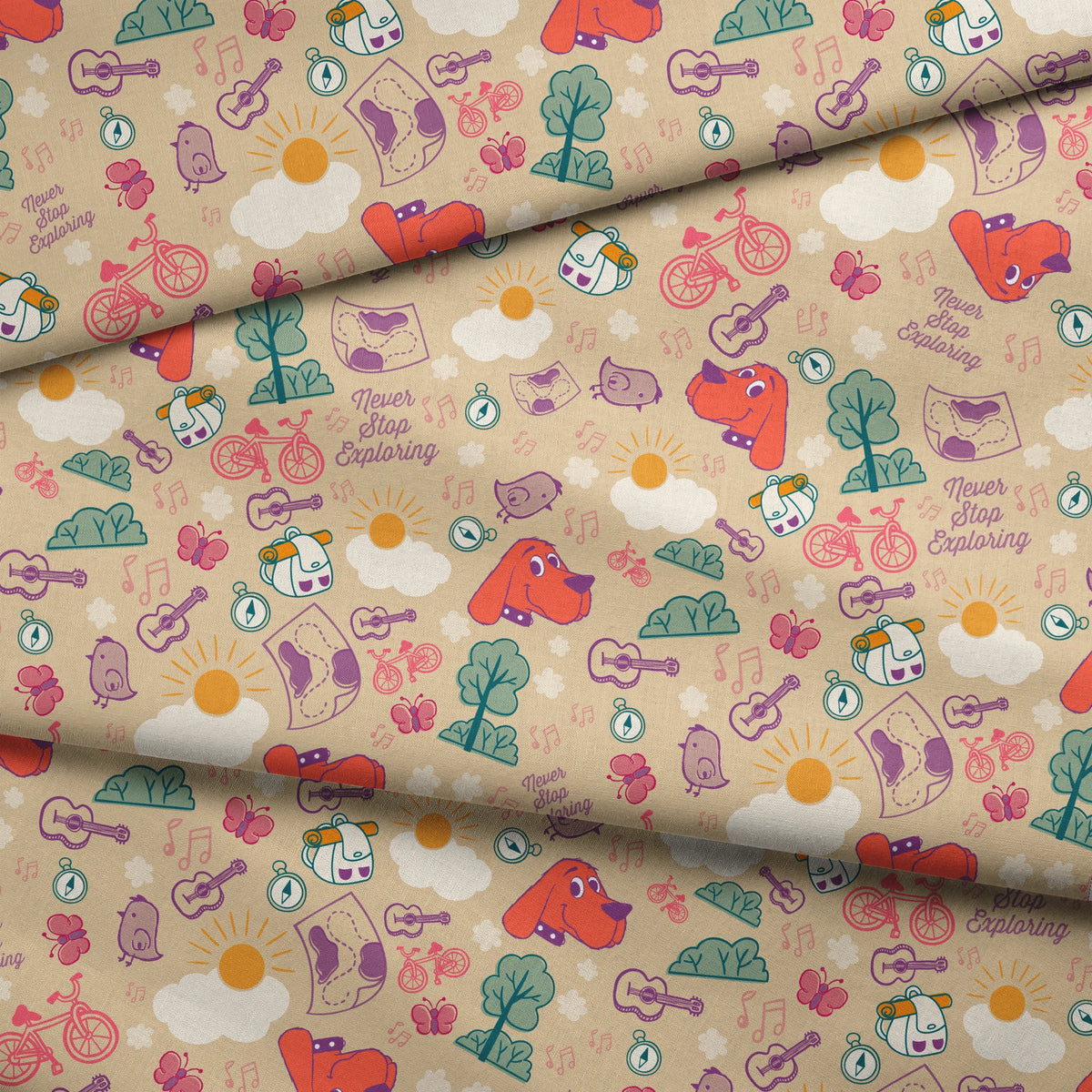  fabric fold mockup