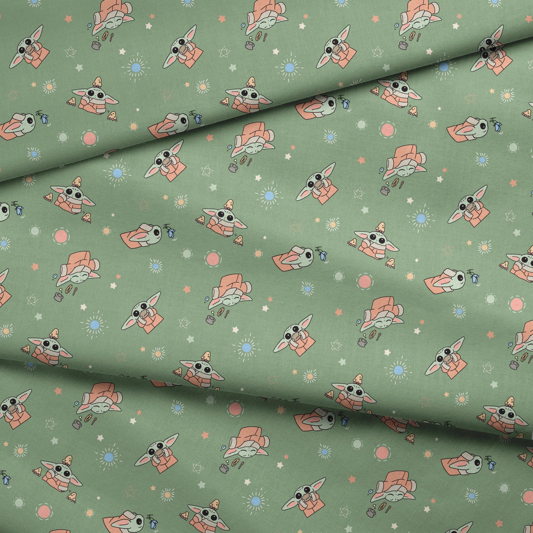  fabric fold mockup