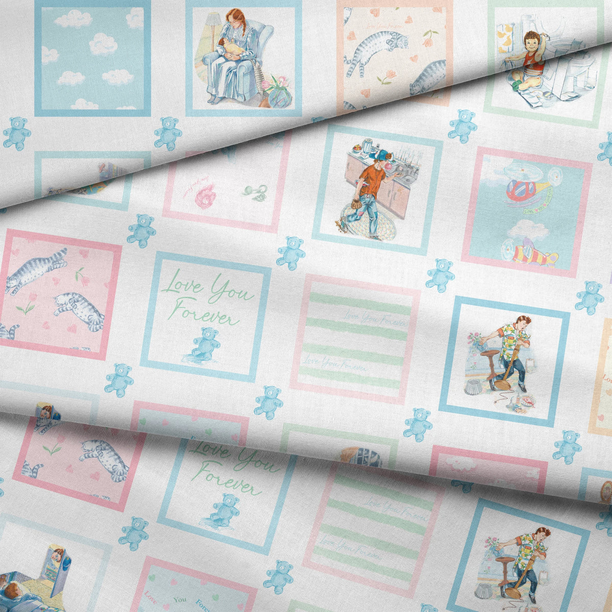  fabric fold mockup
