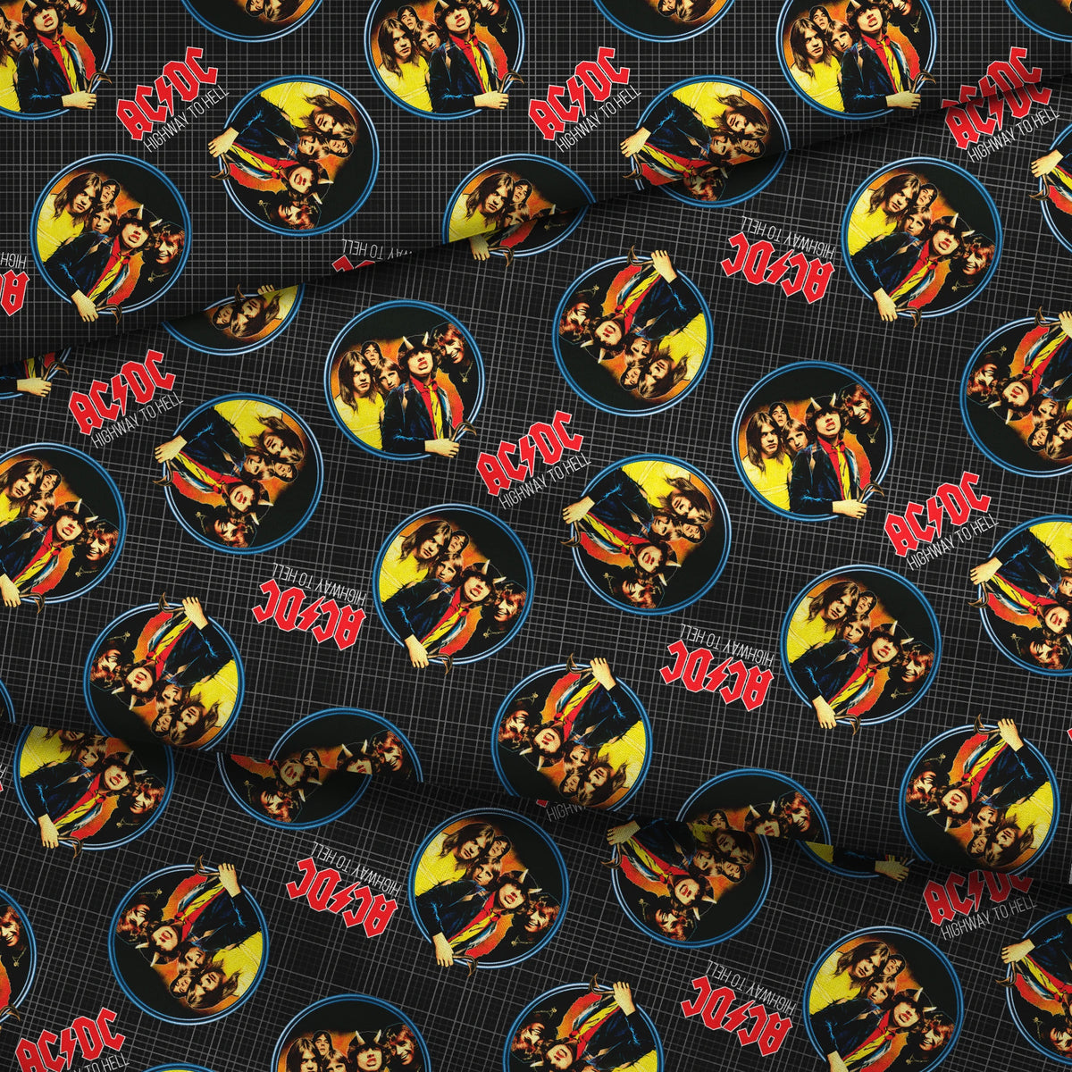AC/DC Highway to Hell Fabric