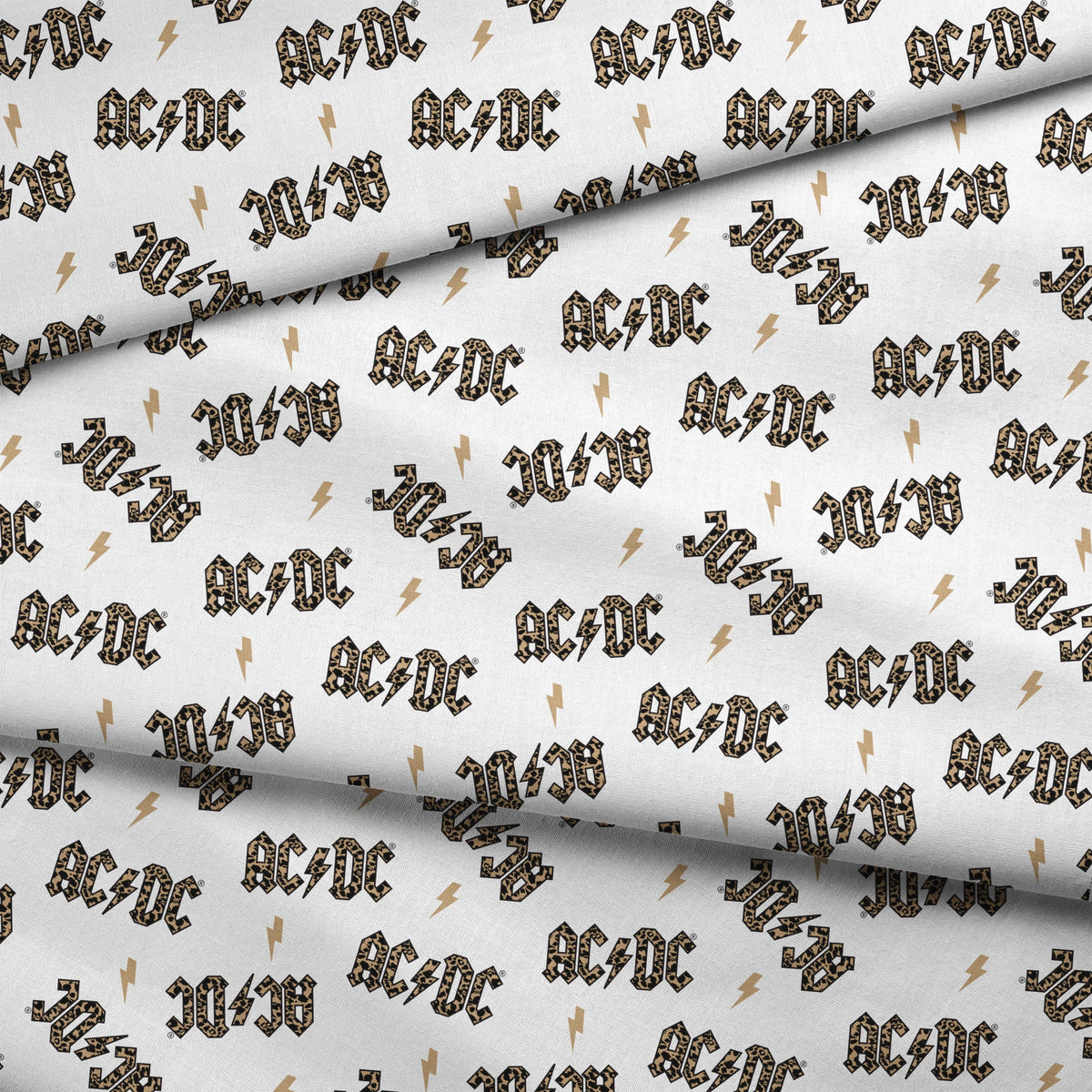 AC/DC Leopard Print Fabric