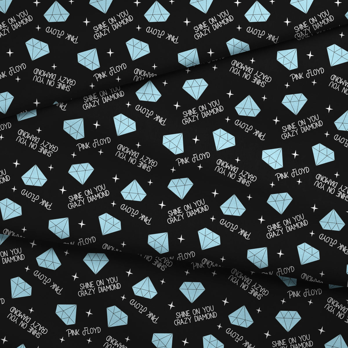 Pink Floyd Crazy Diamond Fabric