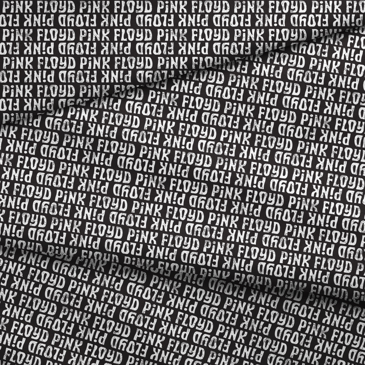 Pink Floyd Band Name Fabric