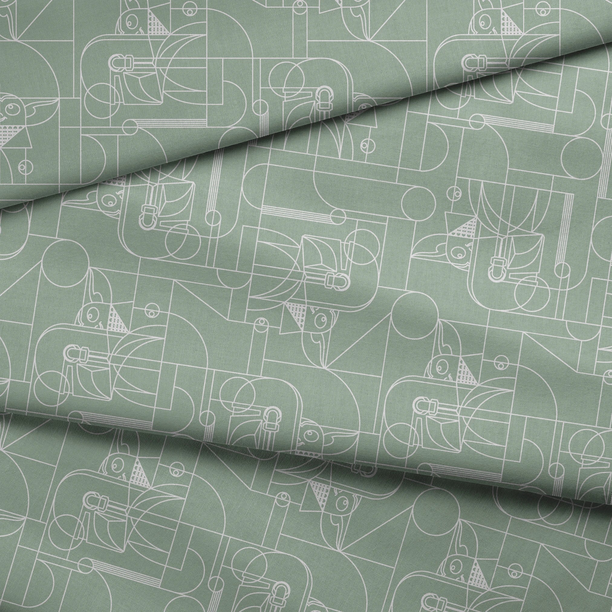  fabric fold mockup