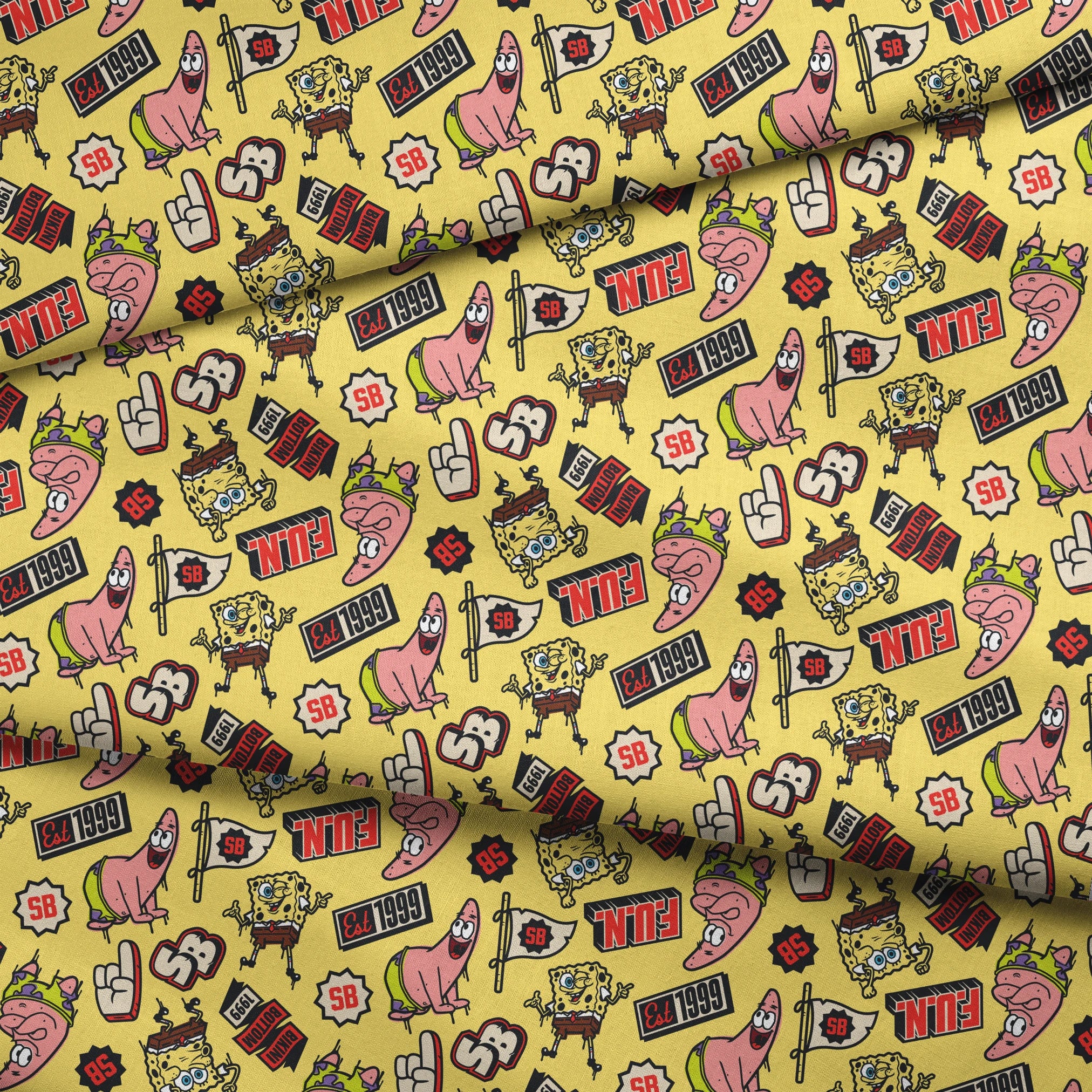  fabric fold mockup