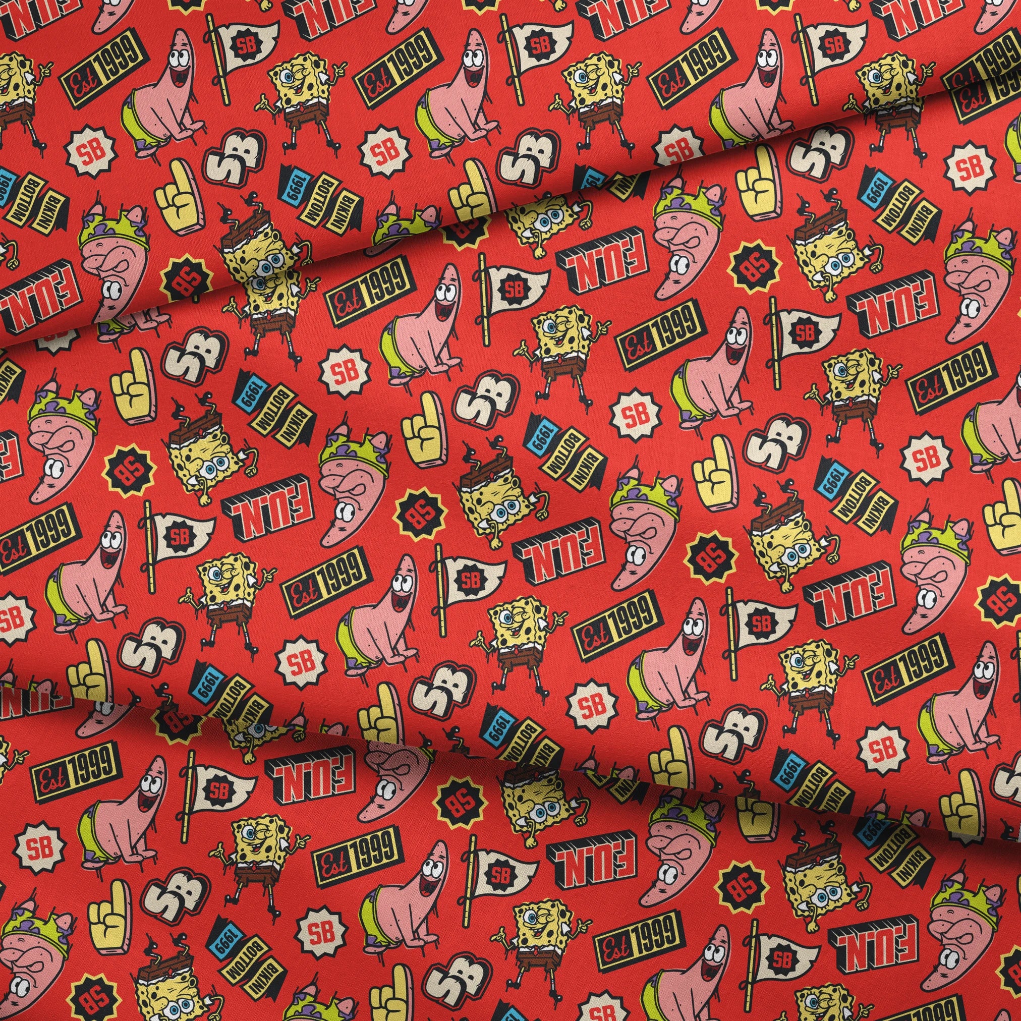 fabric fold mockup
