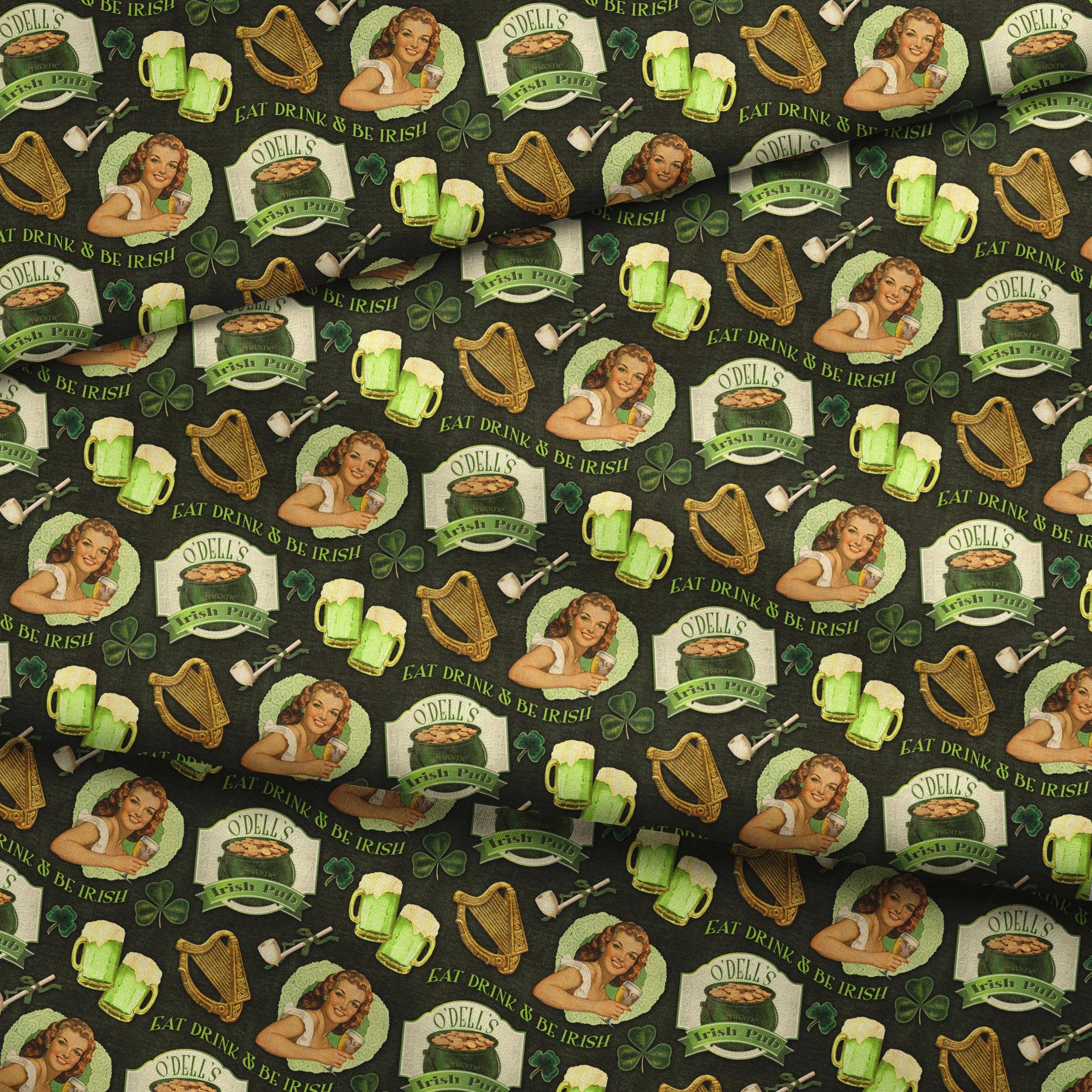  fabric fold mockup