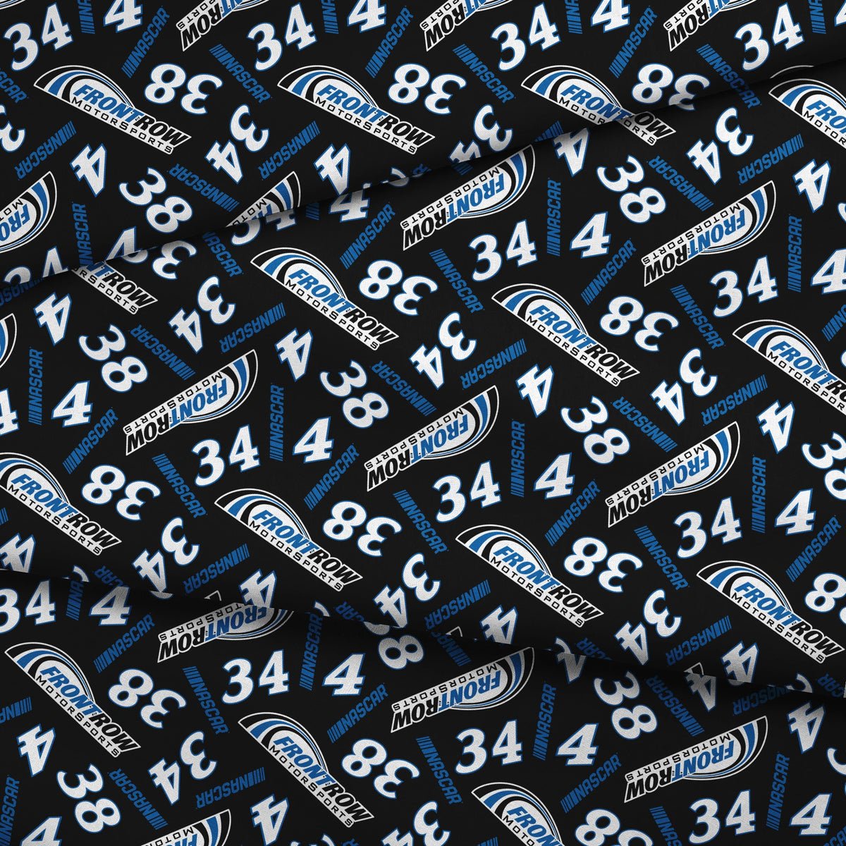 NASCAR® Front Row Motorsports Toss on Black Fabric
