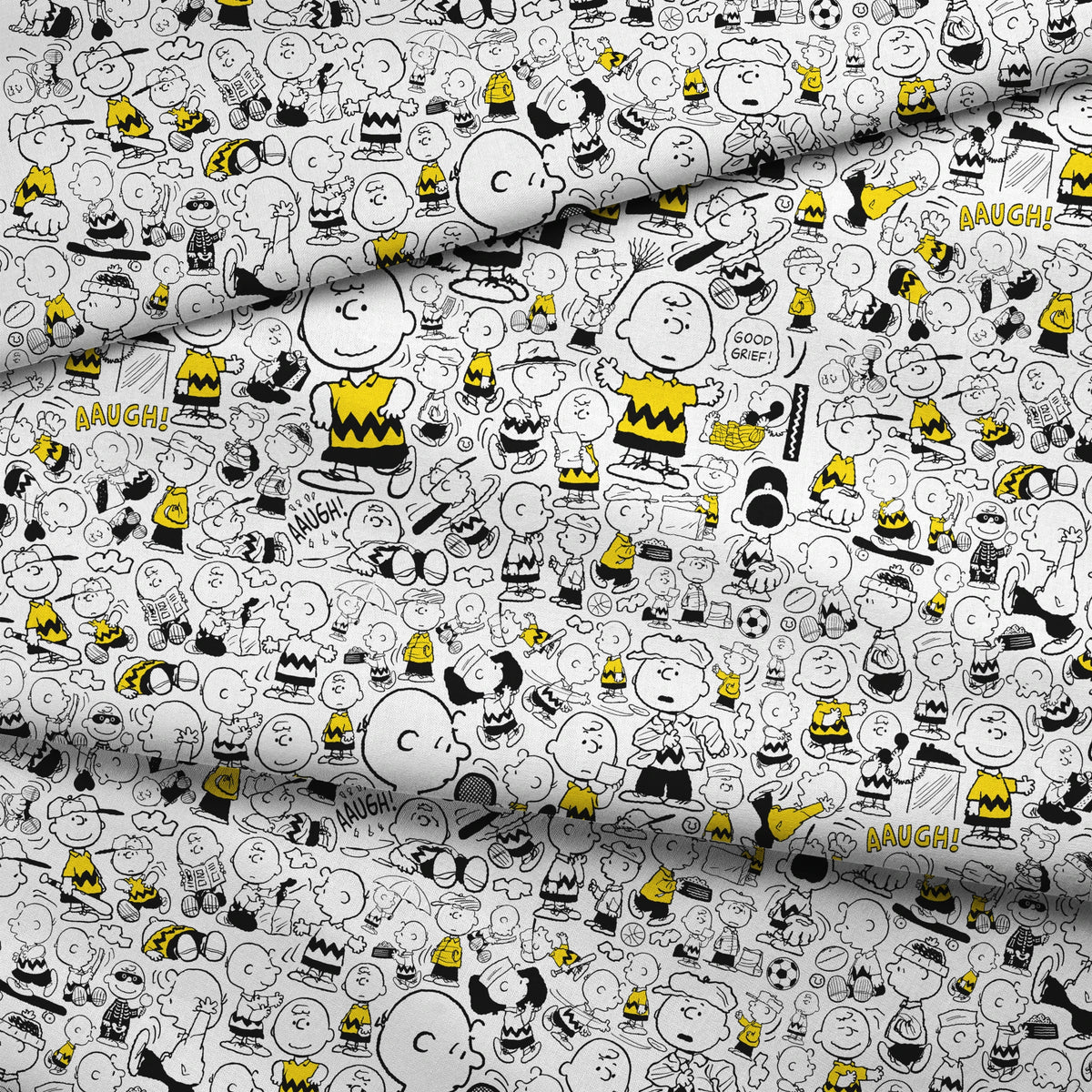 Peanuts Charlie Brown Packed Fabric