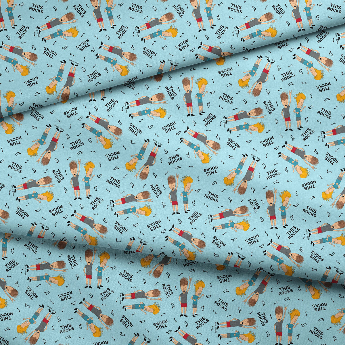 Paramount Beavis and Butt-Head This Rocks Fabric