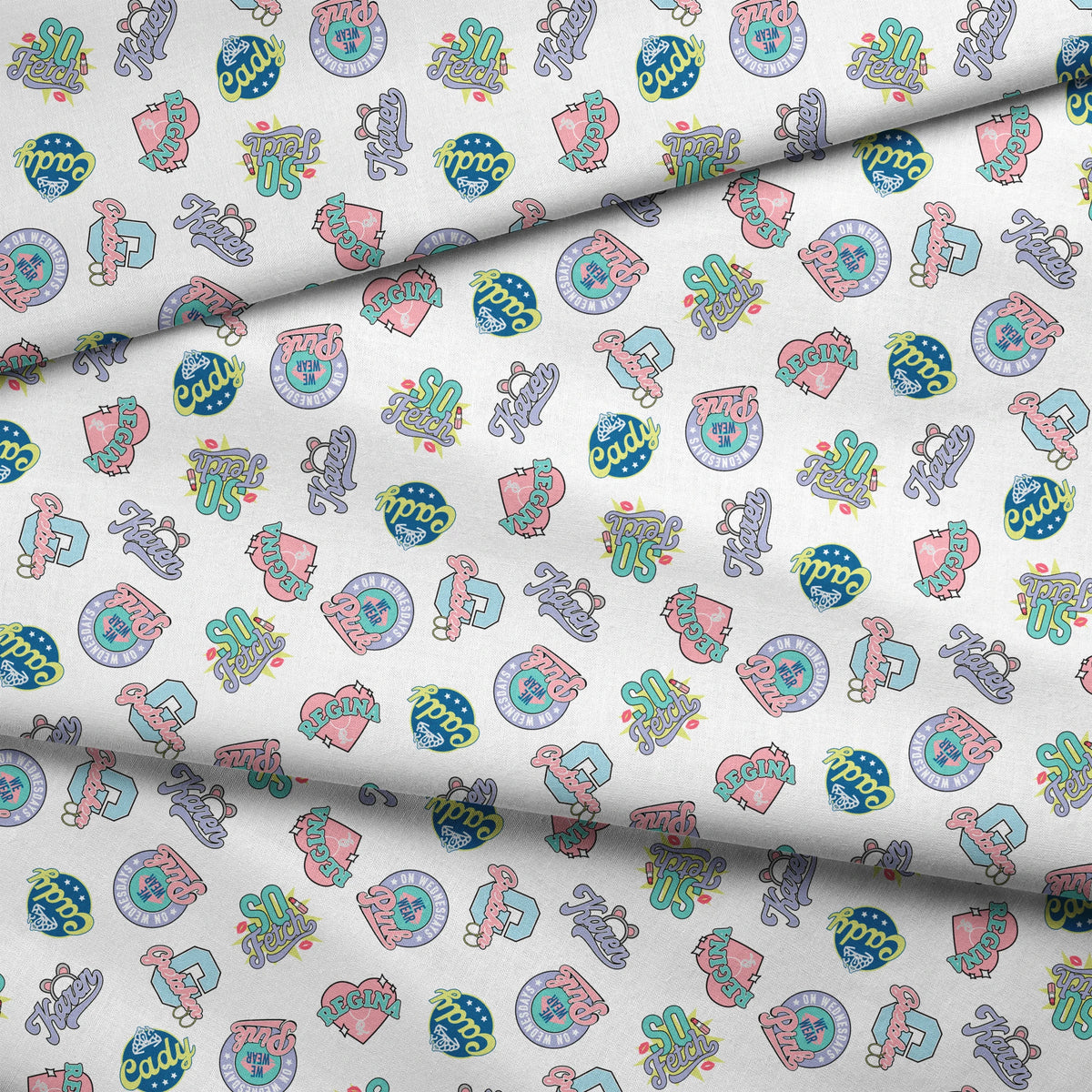 Paramount Mean Girls  Character Badges Fabric