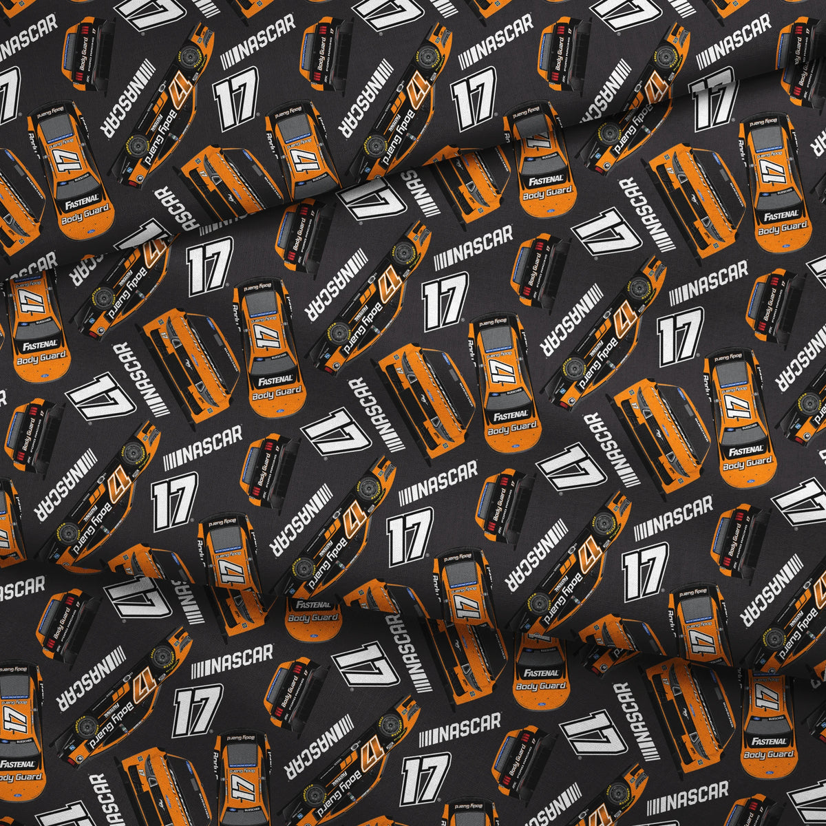 NASCAR® Chris Buescher Toss on Black Fabric