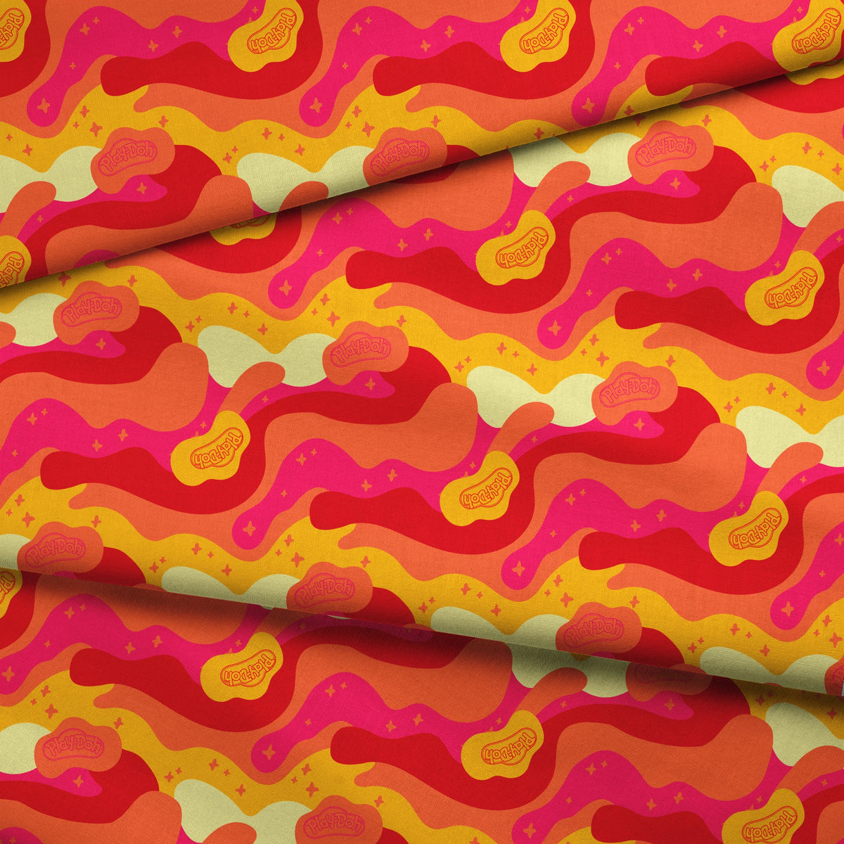 Hasbro Play-Doh Retro Clouds in Lava Fabric