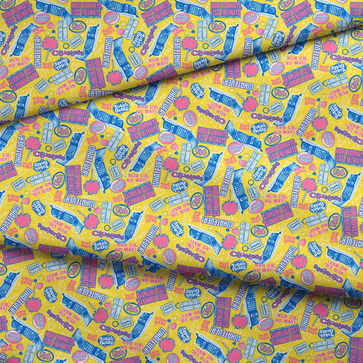 Paramount Clueless  Iconic Phrases Fabric