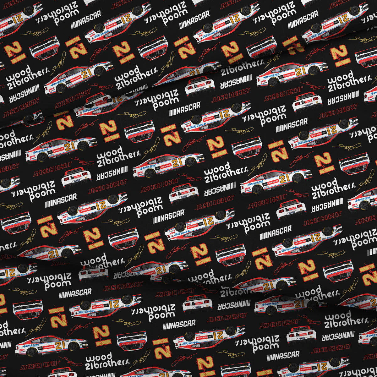 NASCAR® Josh Berry Toss on Black Fabric