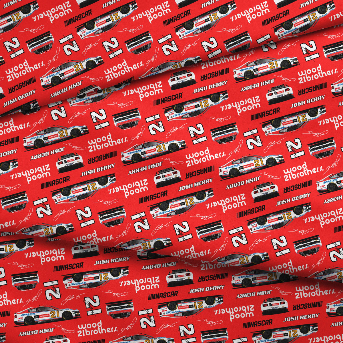 NASCAR® Josh Berry Toss on Red Fabric