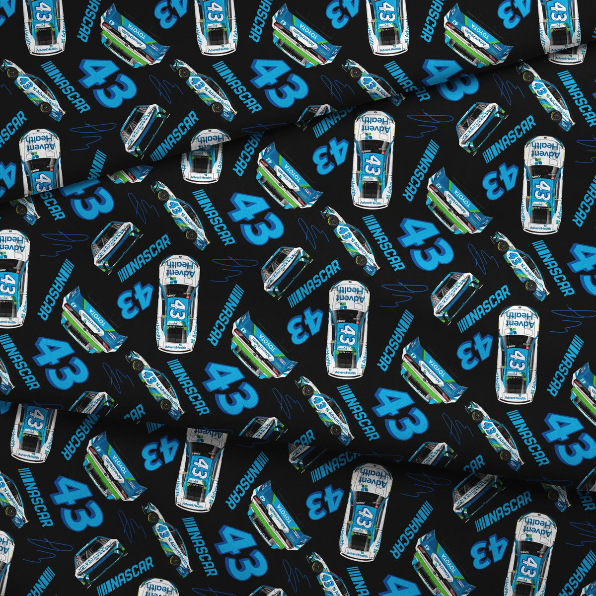 NASCAR® Erik Jones Toss on Black Fabric