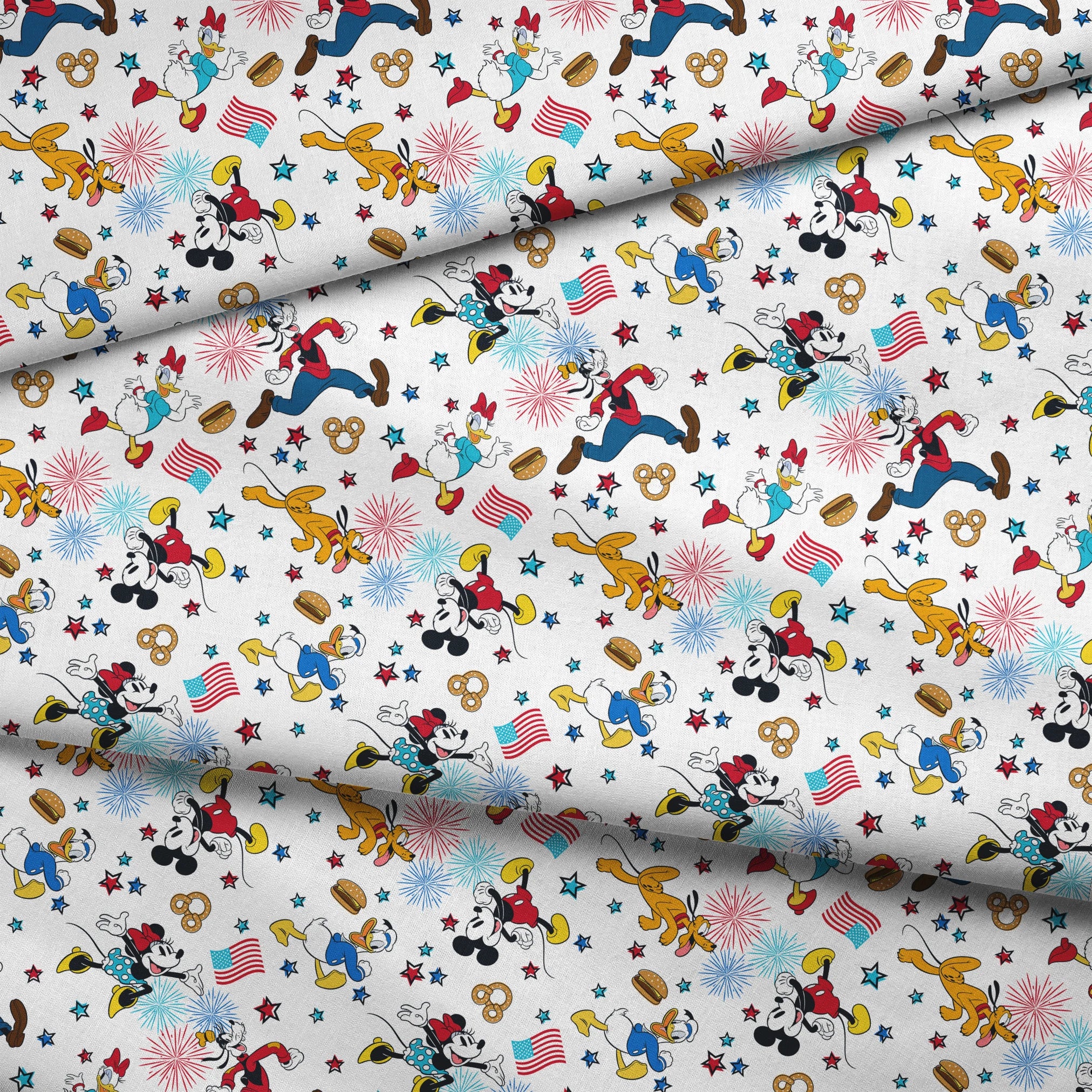 Disney Mickey & Friends Patriotic Celebration Fabric