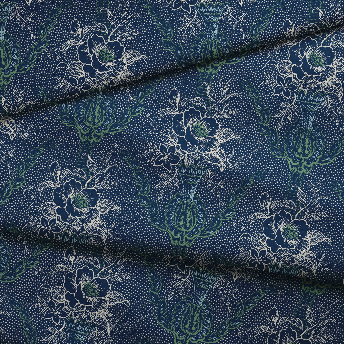Rina on Navy Fabric