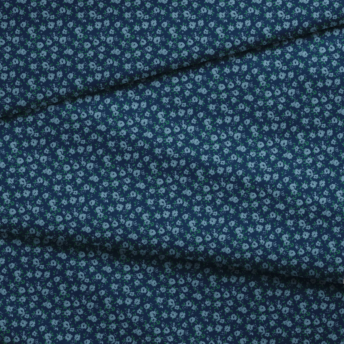 Posie on Navy Fabric