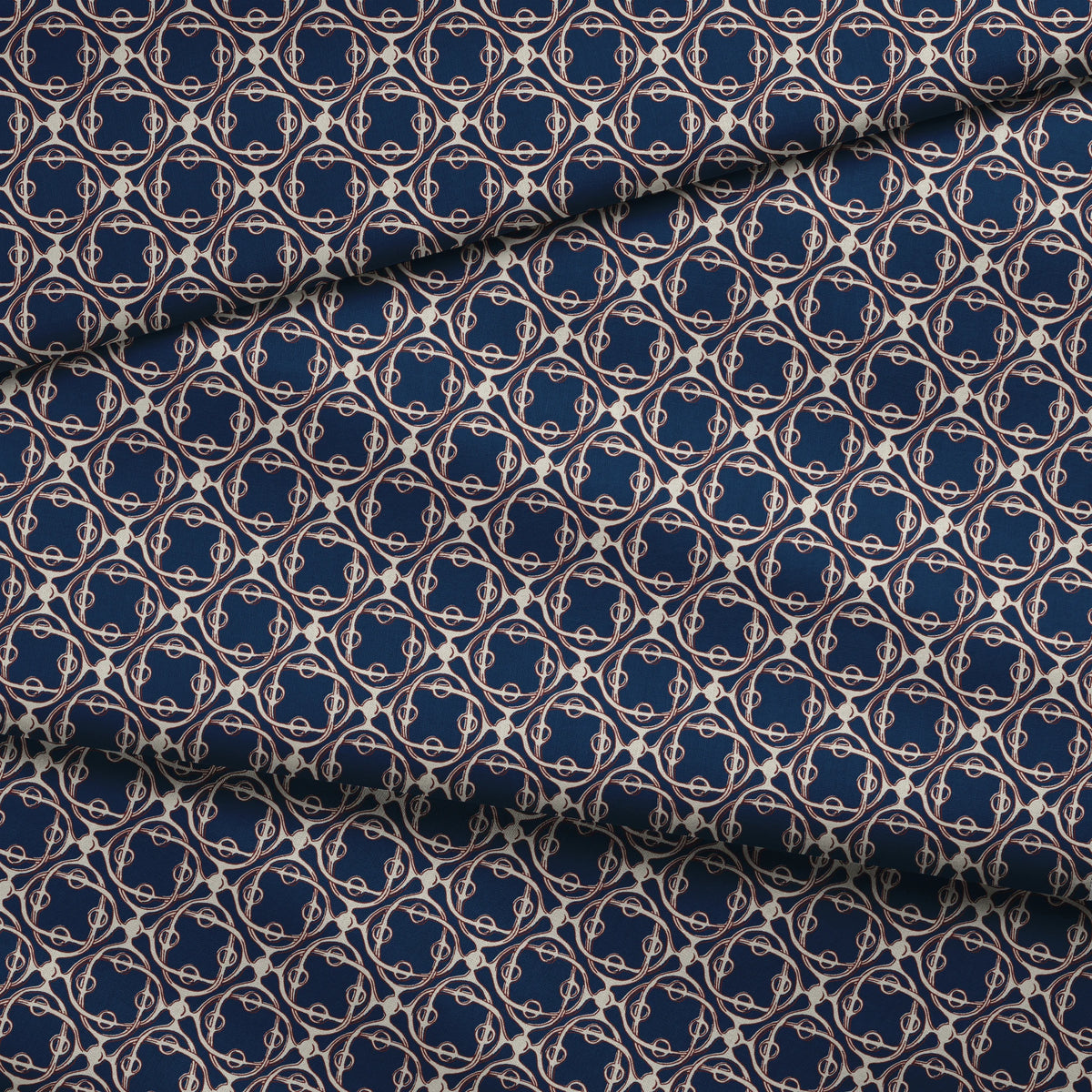 Farrah on Navy Fabric