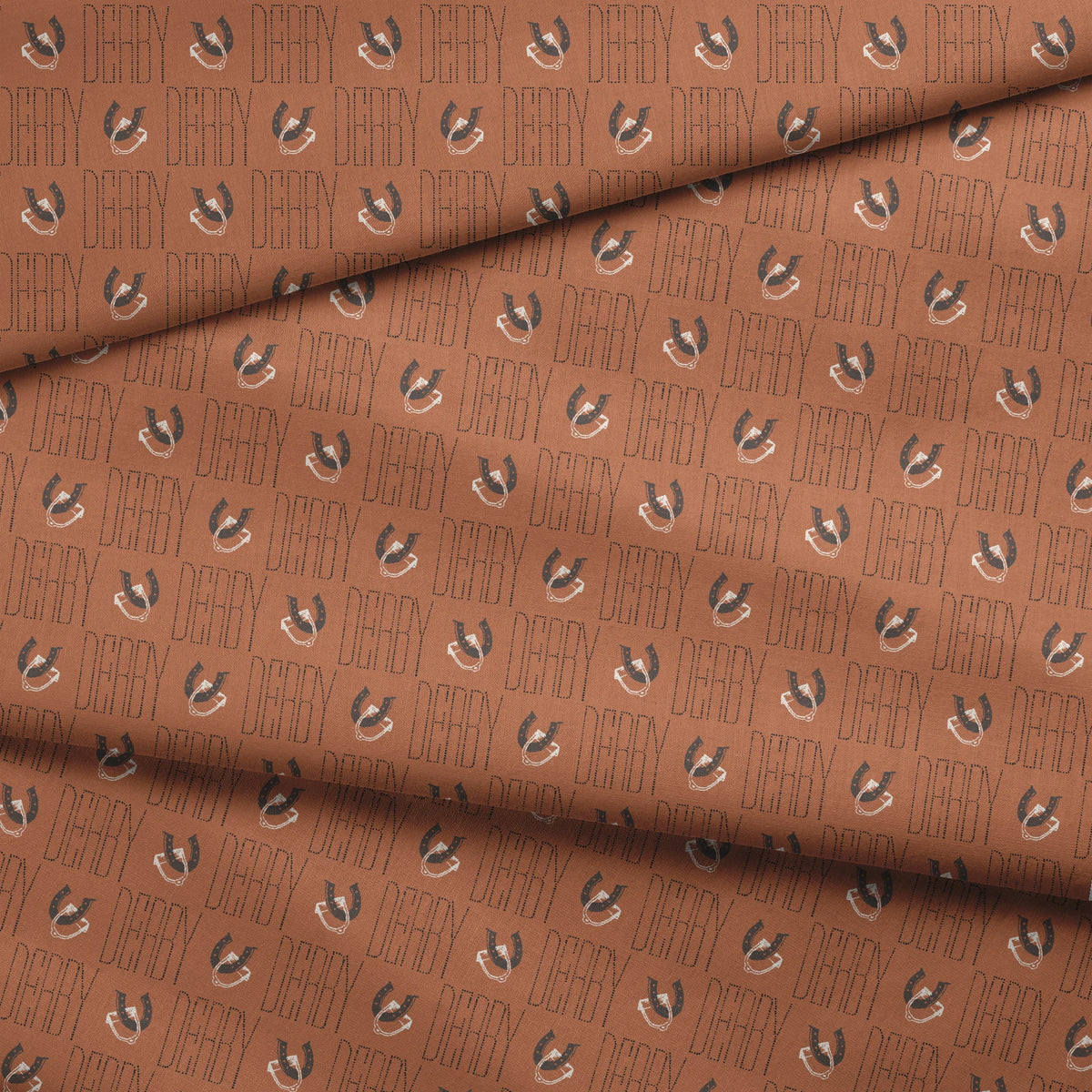 Epsom on Sienna Fabric