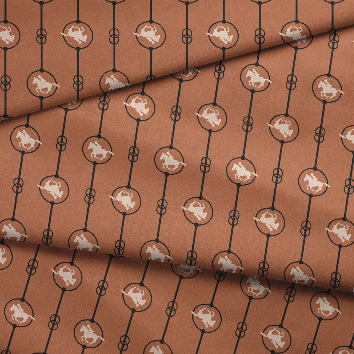 Brooks on Sienna Fabric