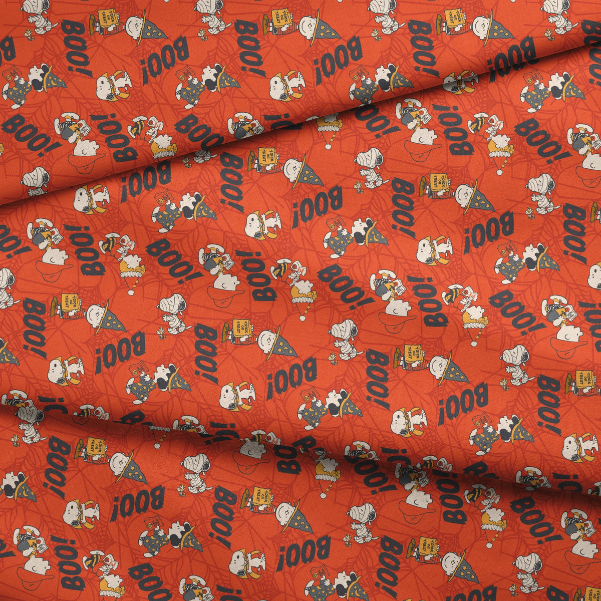 Peanuts Halloween BOO! Fabric
