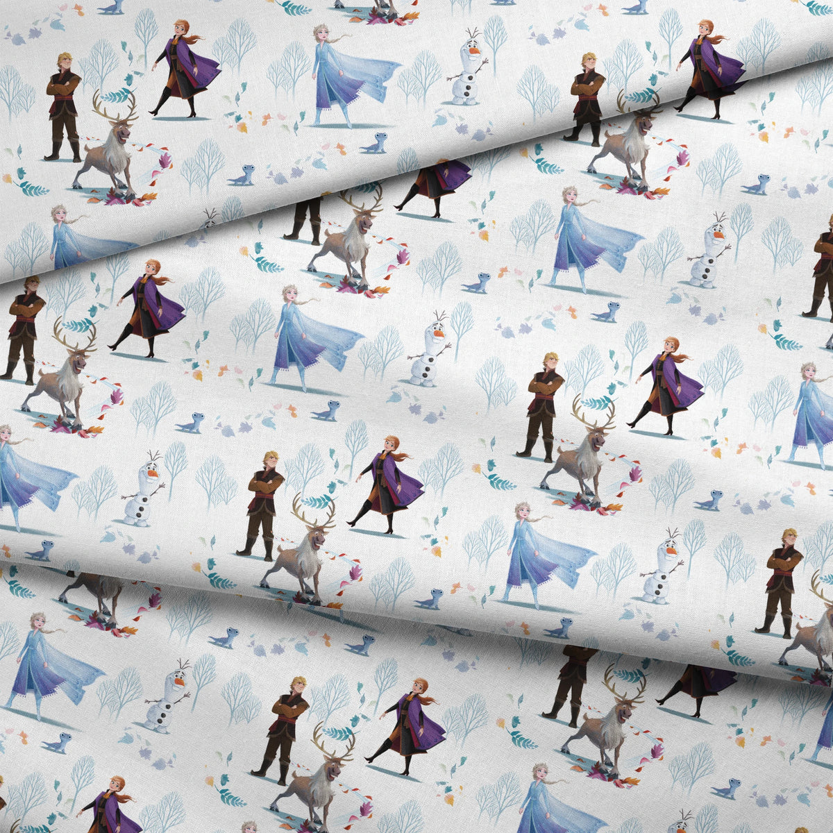 Disney Frozen  Winter Landscape Toss Fabric