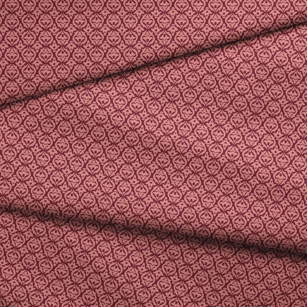 Aela on Oxblood Fabric